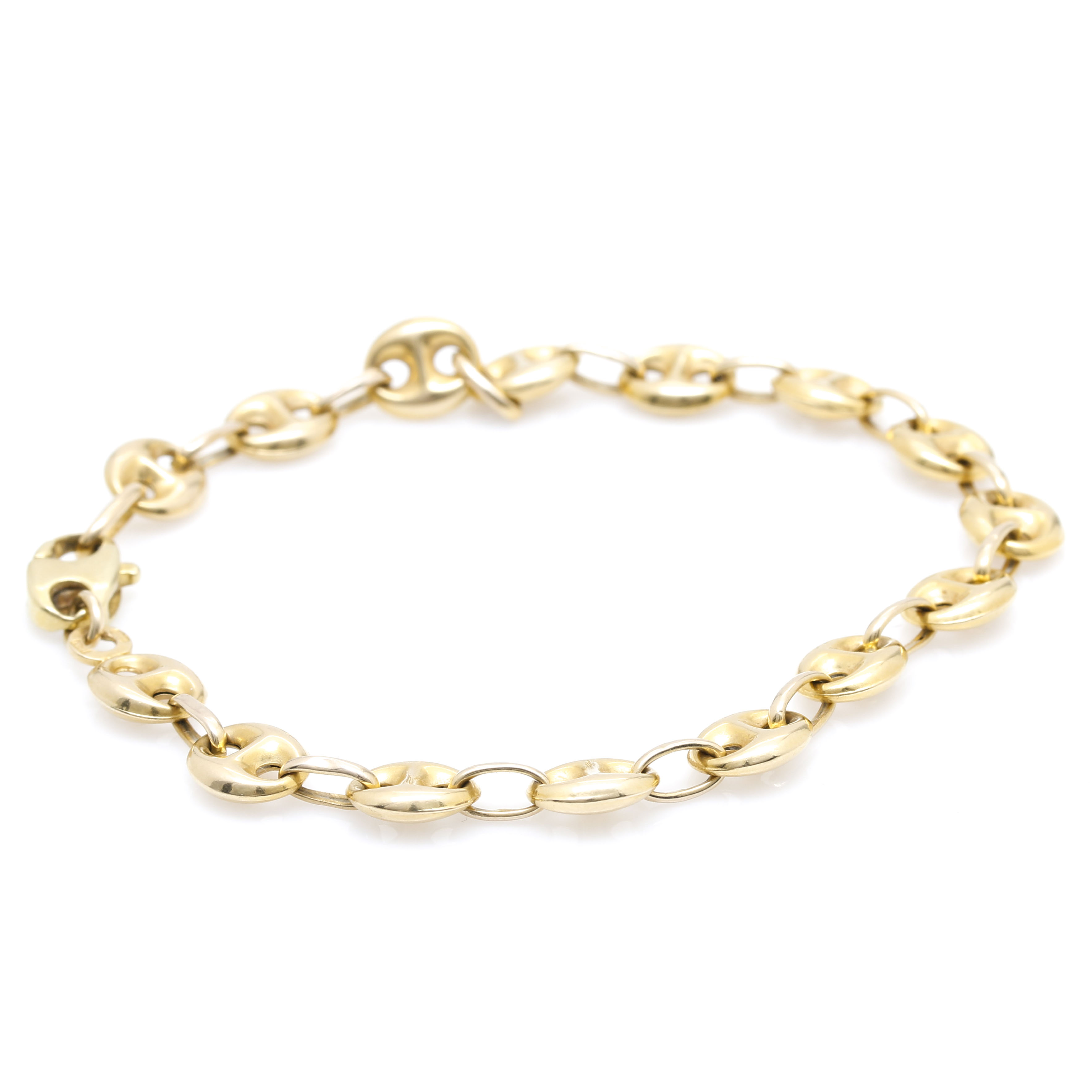 14K Yellow Gold Gucci Link Bracelet