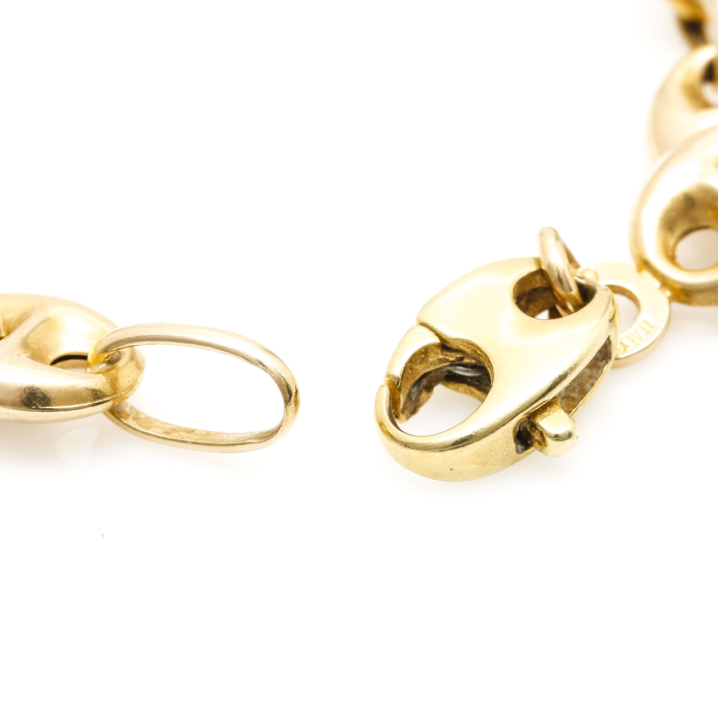 14K Yellow Gold Gucci Link Bracelet