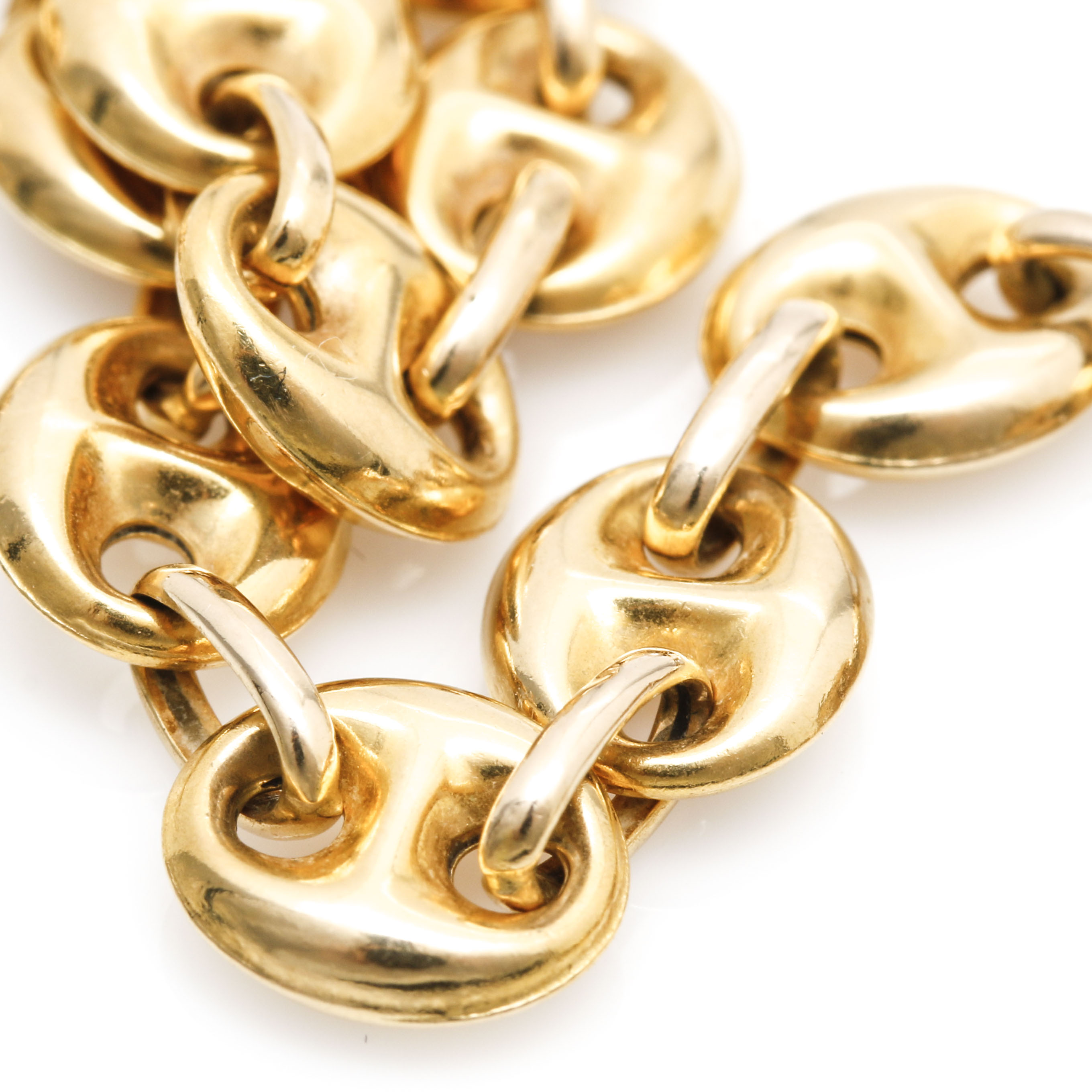 14K Yellow Gold Gucci Link Bracelet