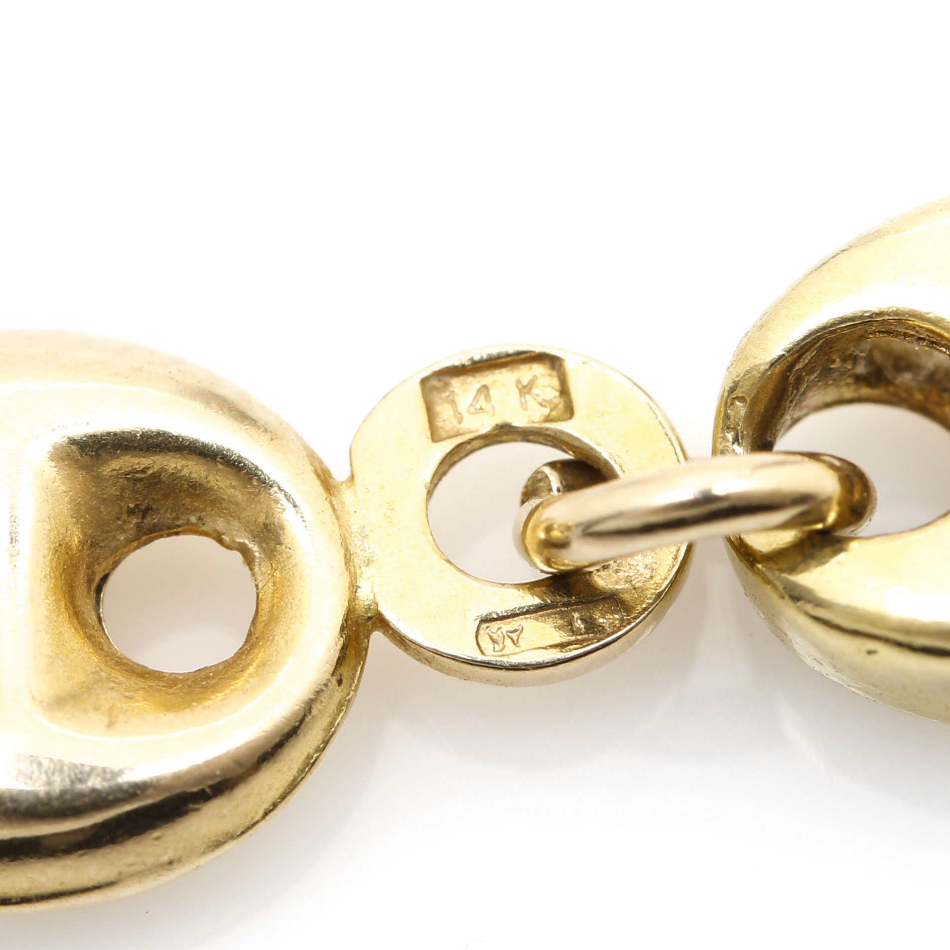 14K Yellow Gold Gucci Link Bracelet