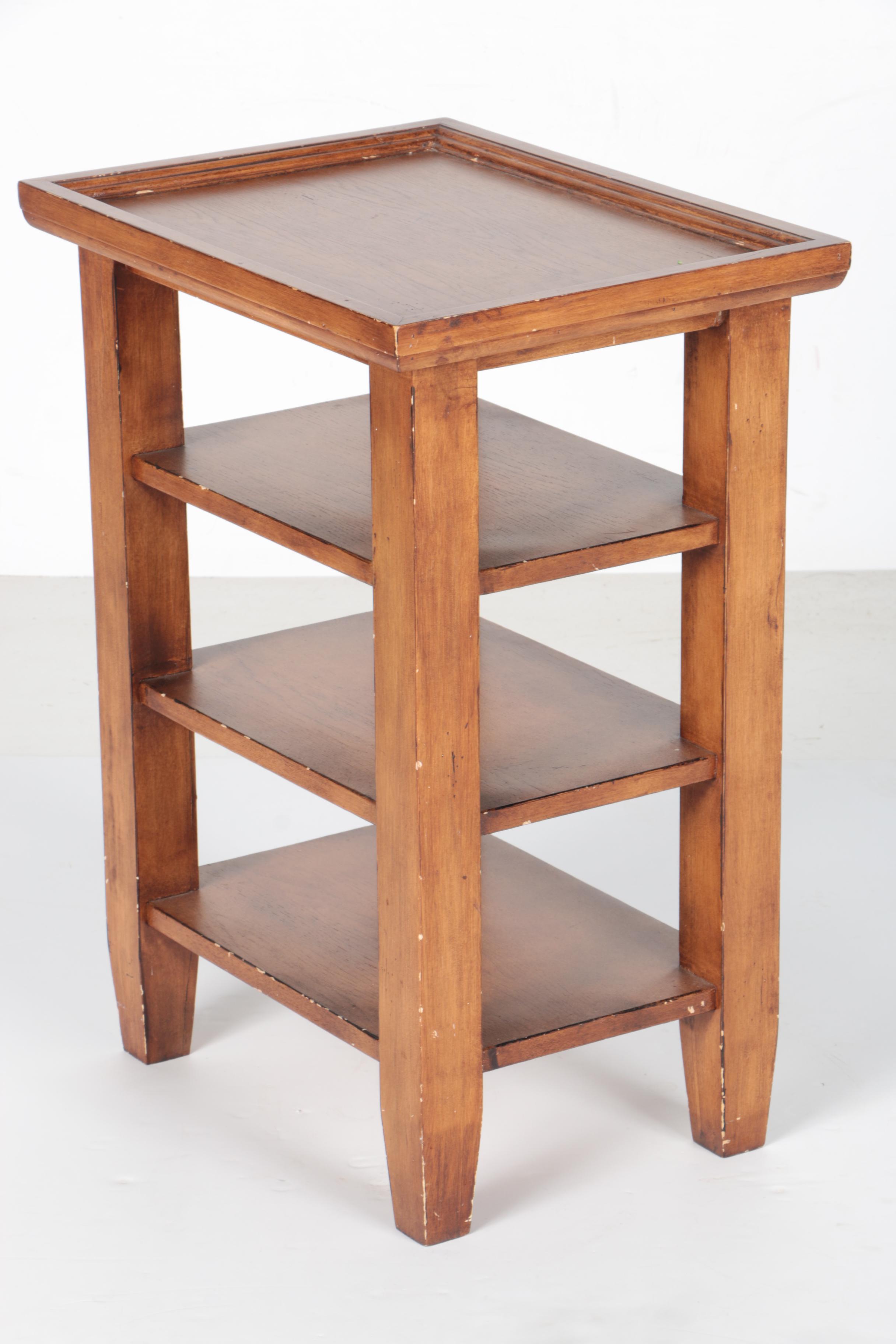 Contemporary Four-Tier Side Table