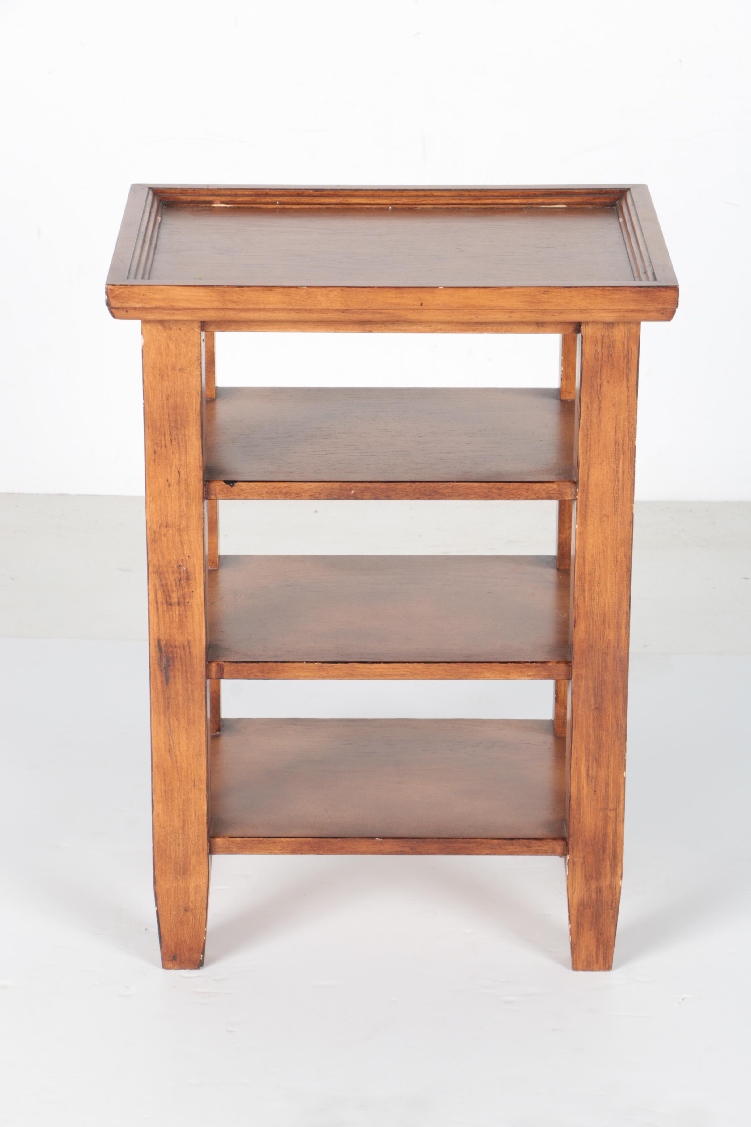 Contemporary Four-Tier Side Table