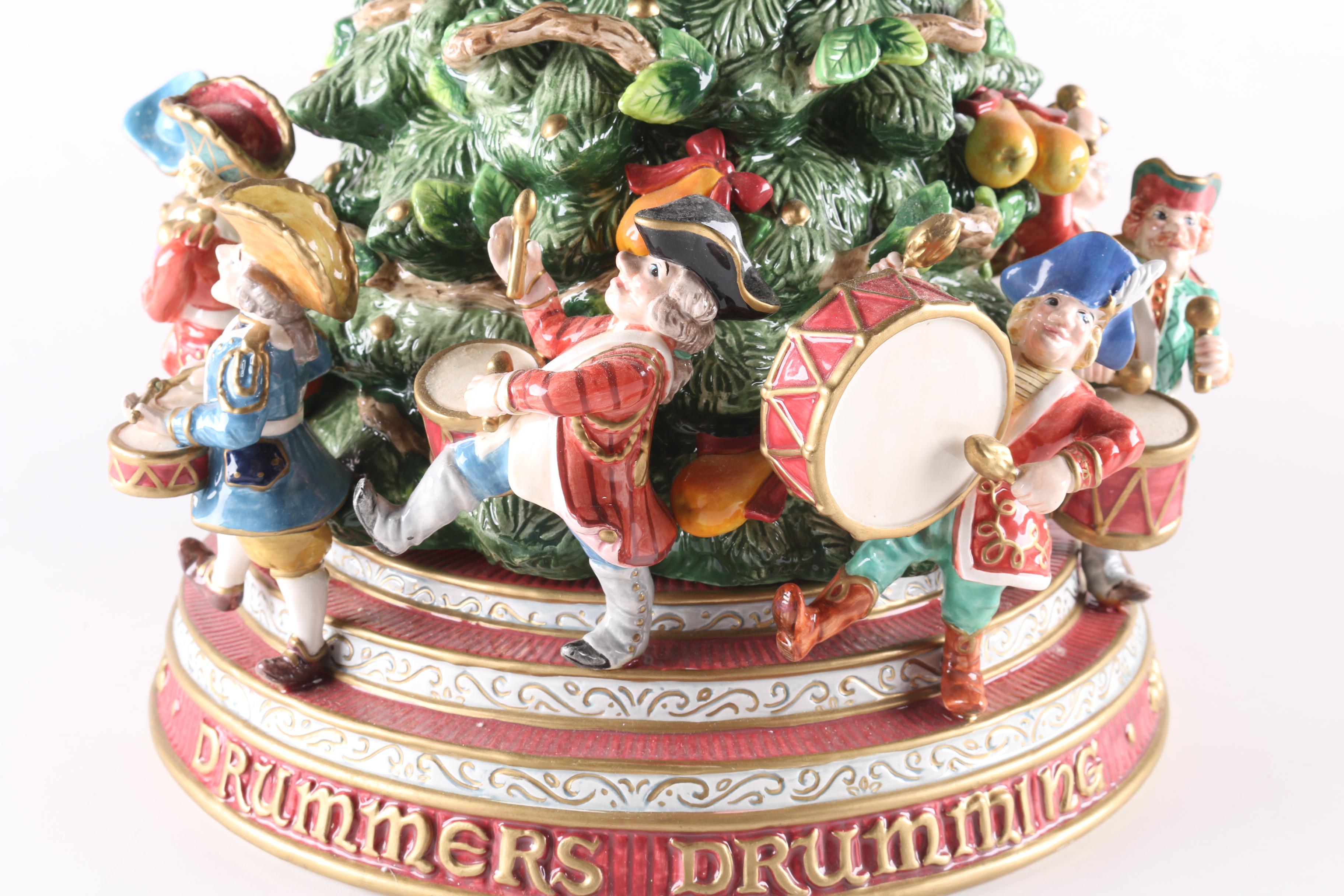 Fitz and Floyd "Twelve Days of Christmas" Cookie Jar