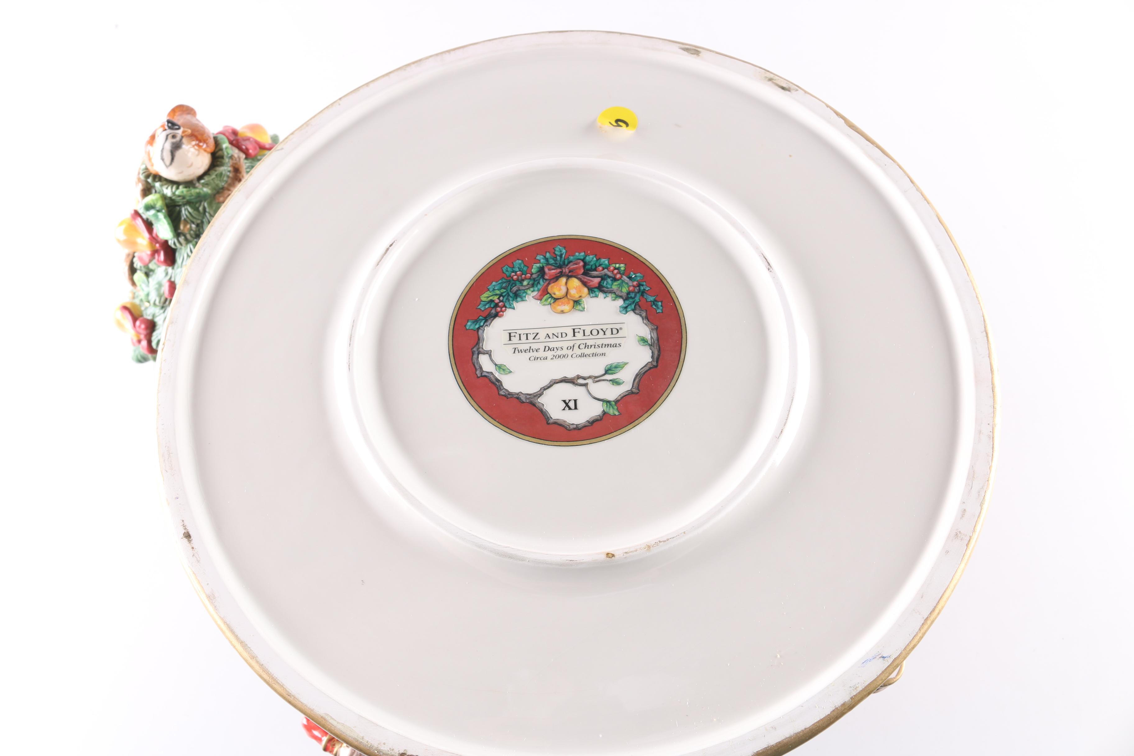 Fitz and Floyd "Twelve Days of Christmas" Cookie Jar