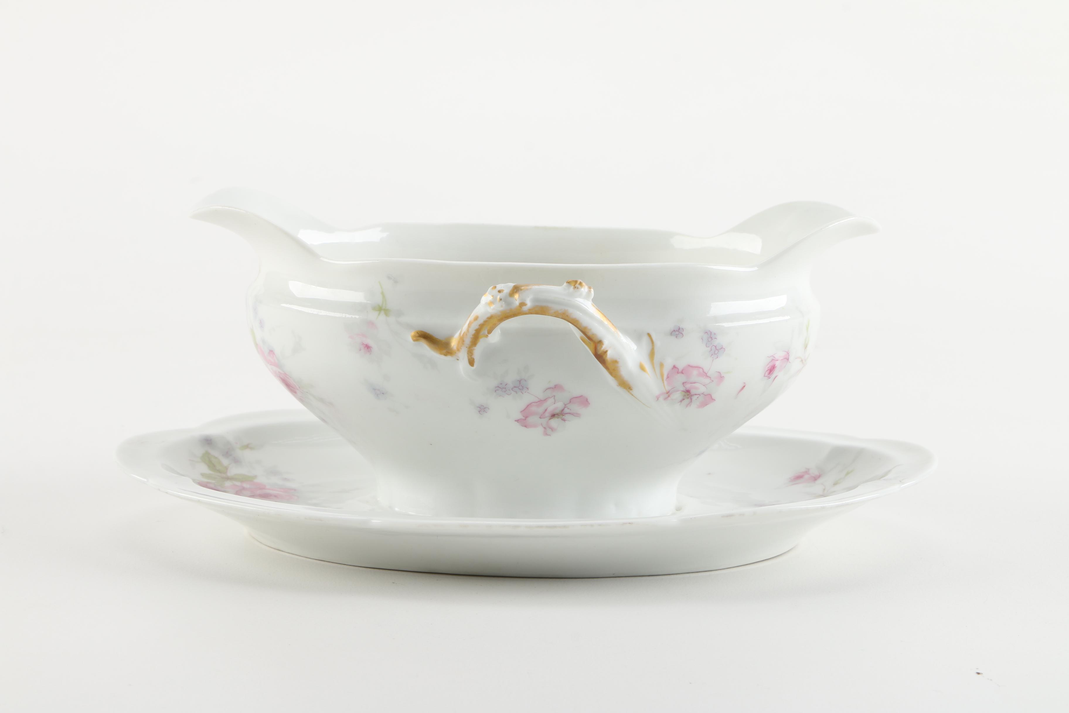 Collection of Three Limoges Tableware Pieces