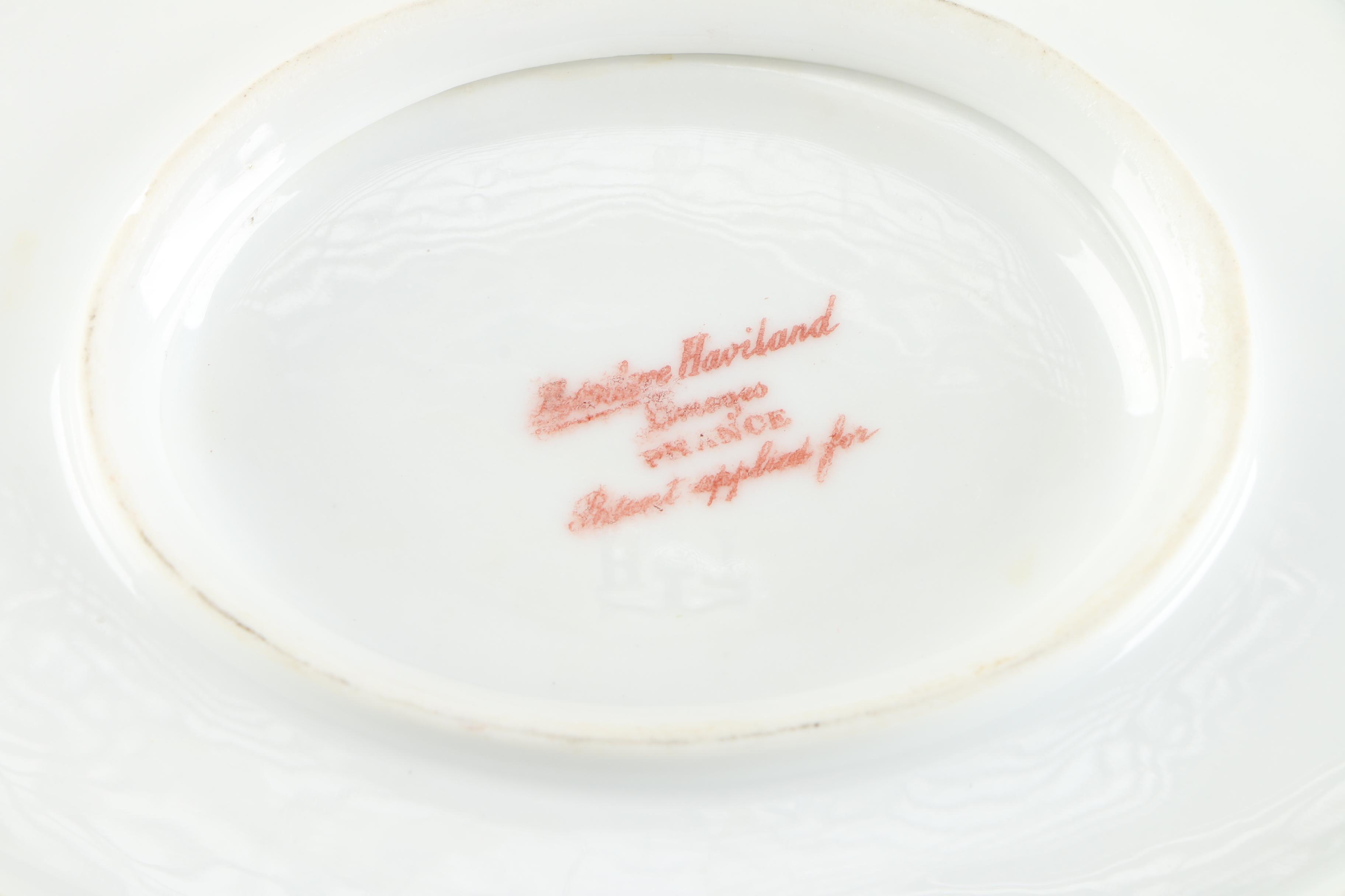 Collection of Three Limoges Tableware Pieces