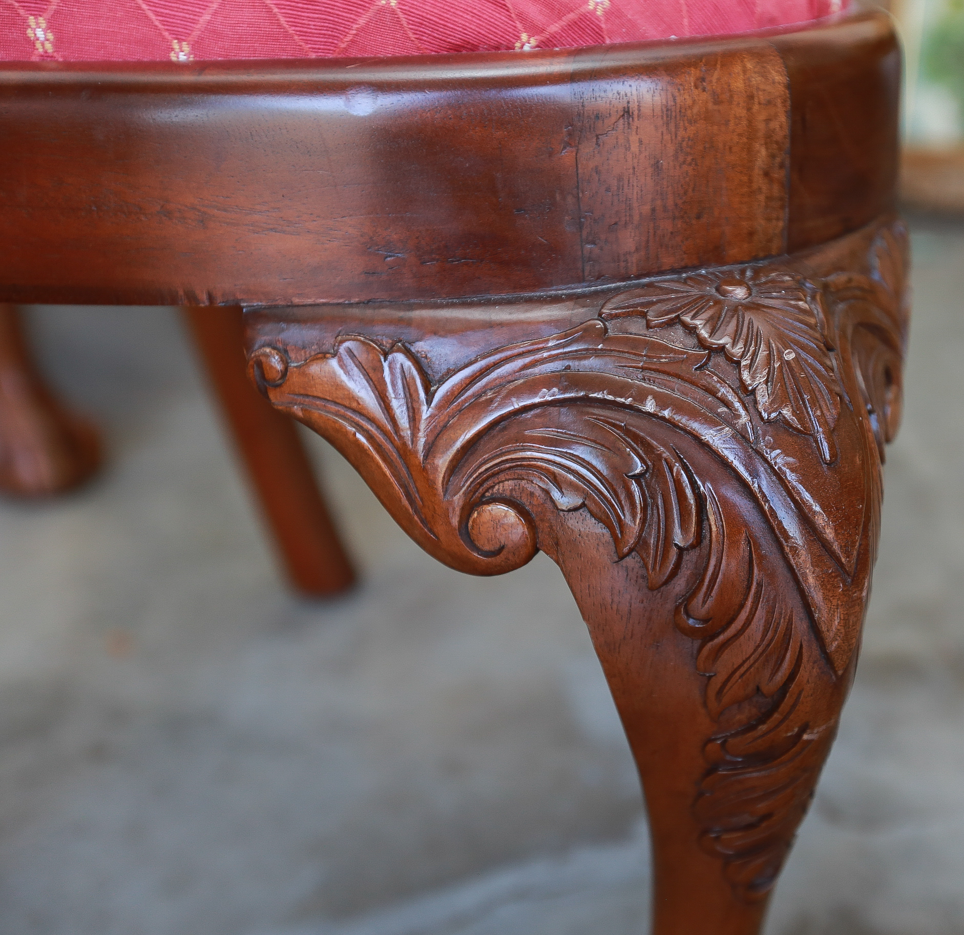 Set Of Six Chippendale Style Dining Chairs