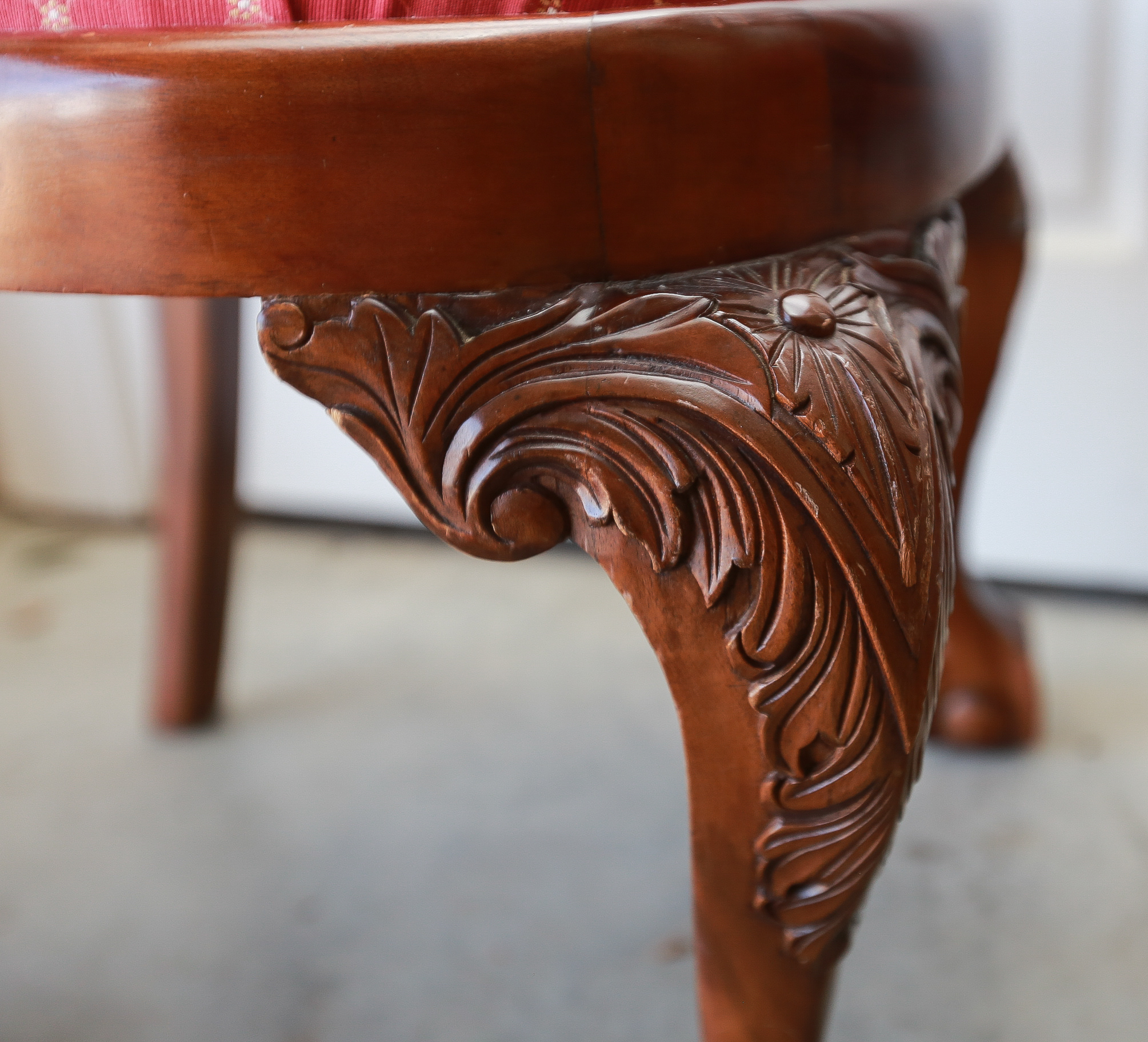 Set Of Six Chippendale Style Dining Chairs