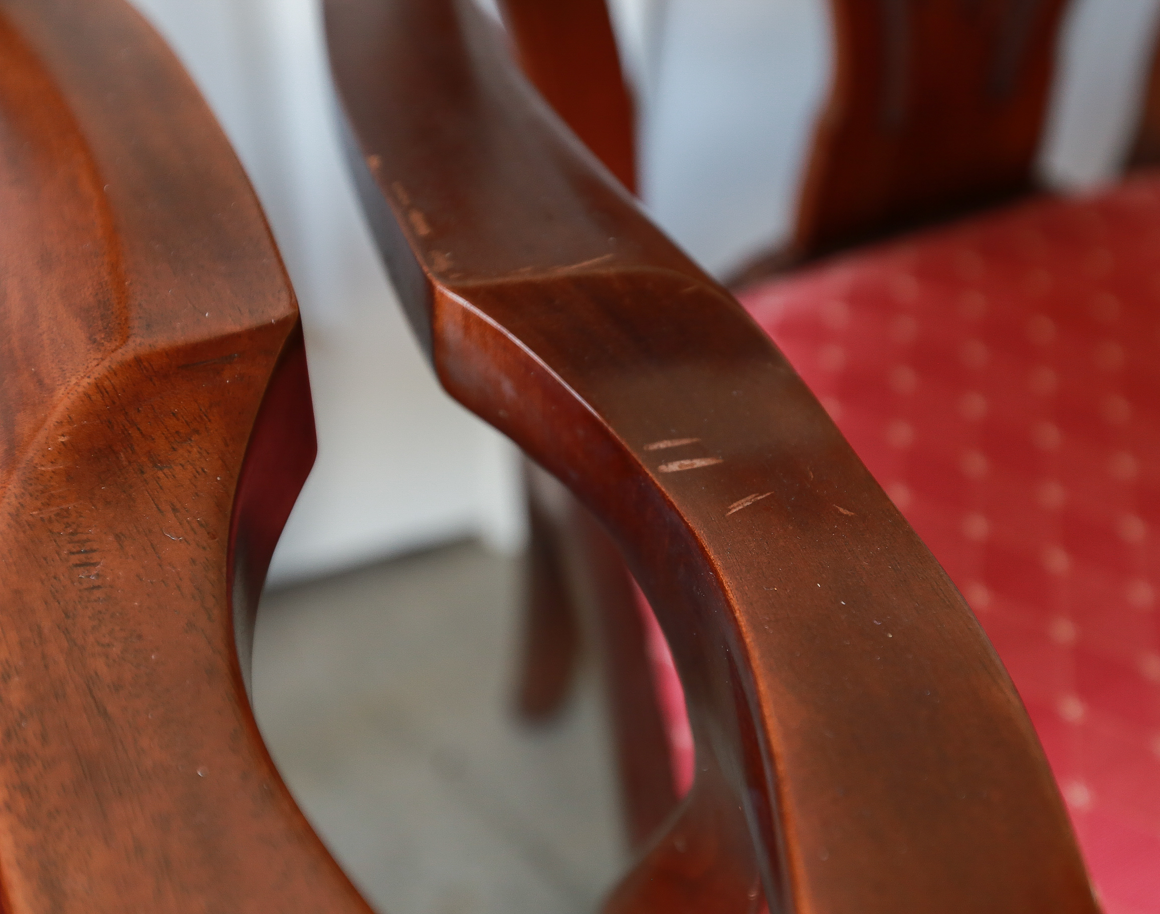 Set Of Six Chippendale Style Dining Chairs