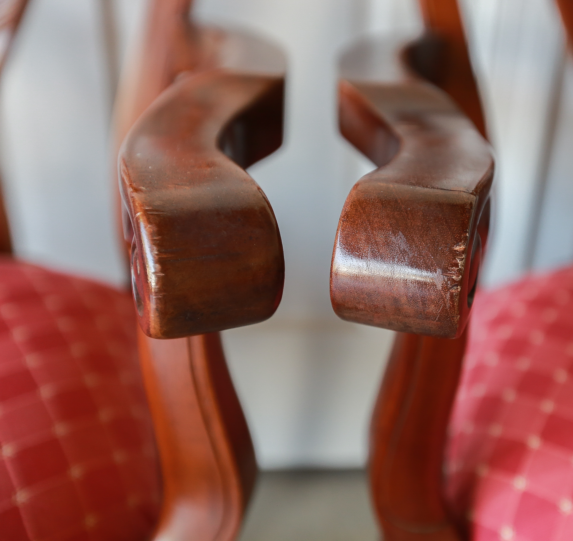 Set Of Six Chippendale Style Dining Chairs