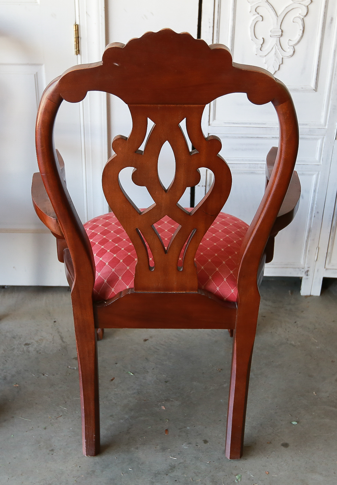 Set Of Six Chippendale Style Dining Chairs