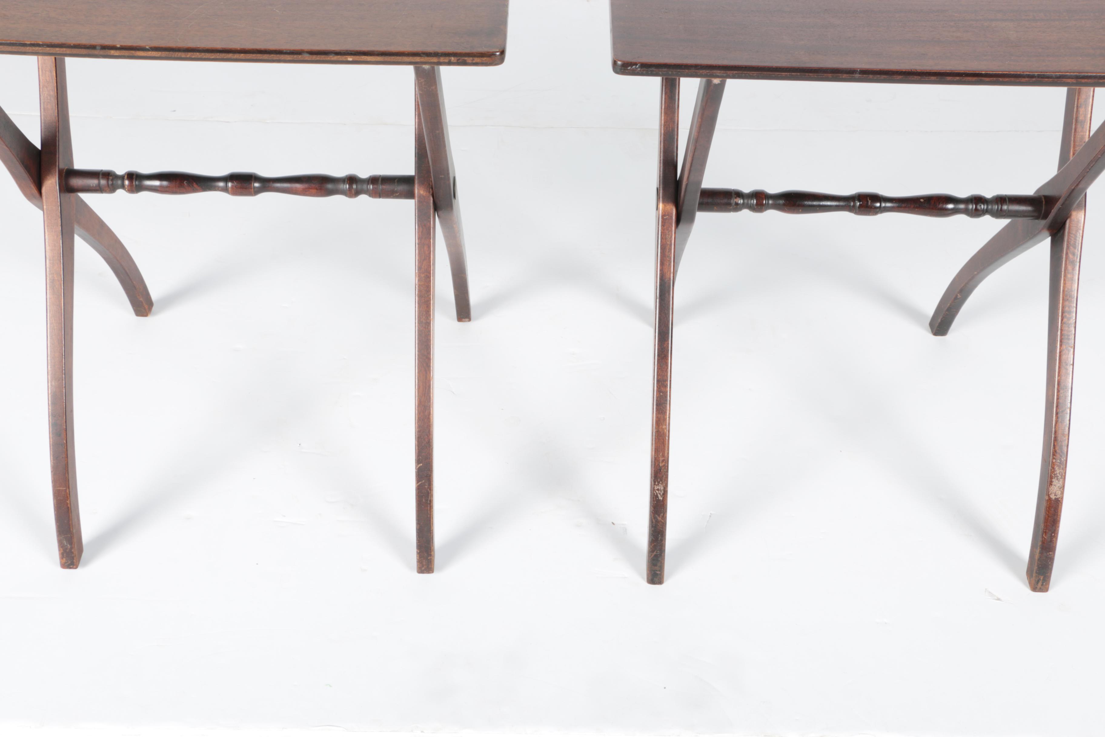 Vintage Collapsible TV Tray Tables by R.R.Scheibe