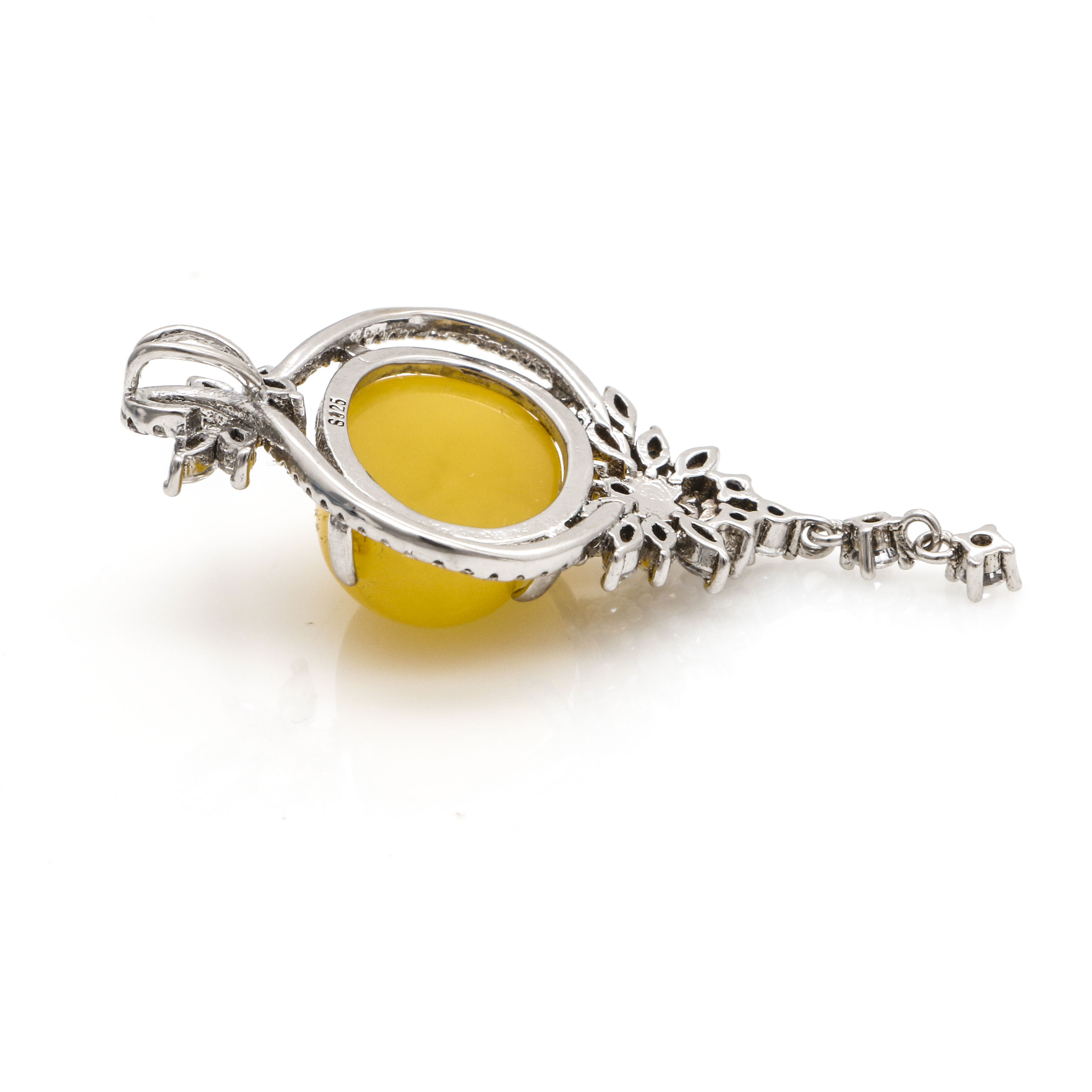 Sterling Silver Amber and Glass Jewelry