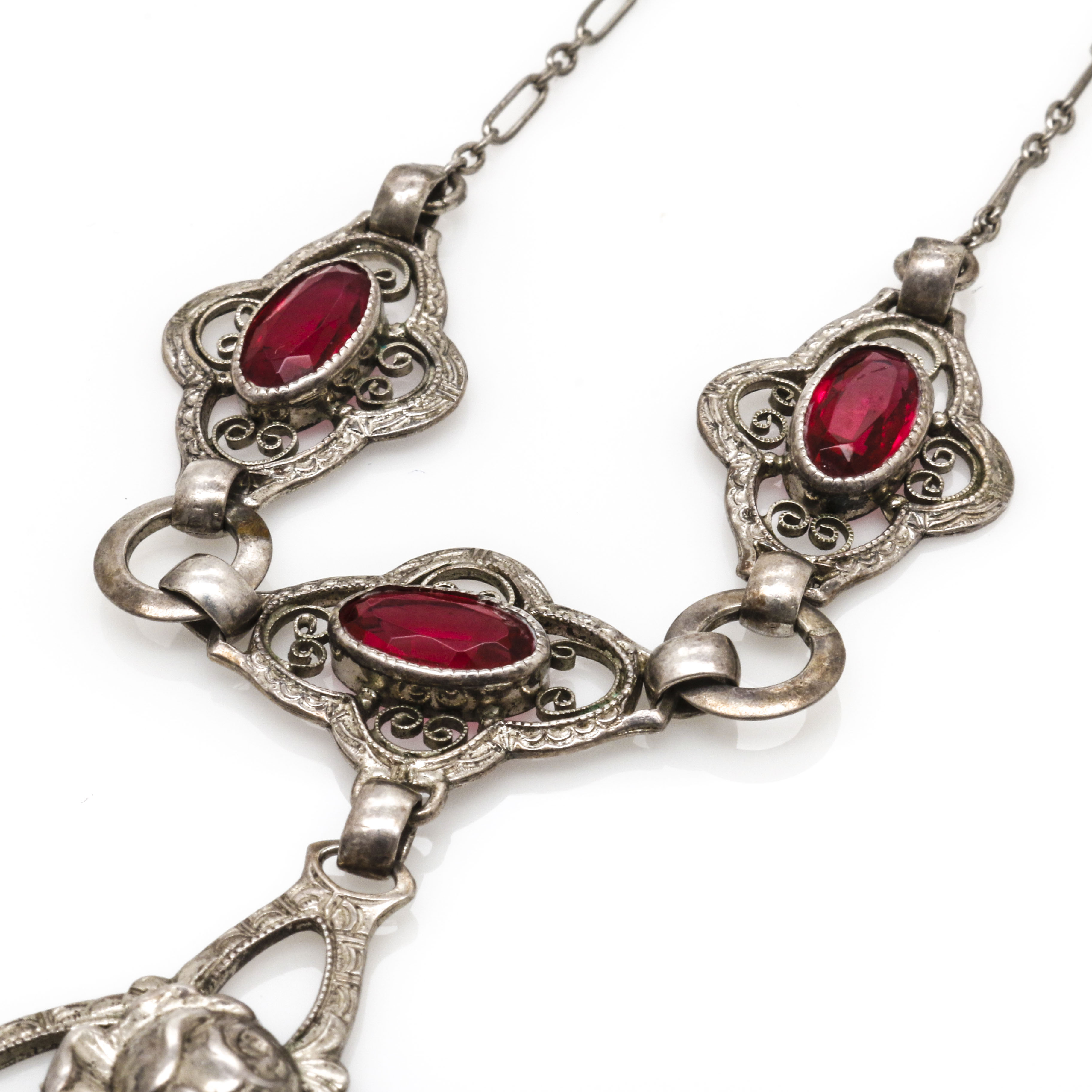 Sterling Silver Amber and Glass Jewelry