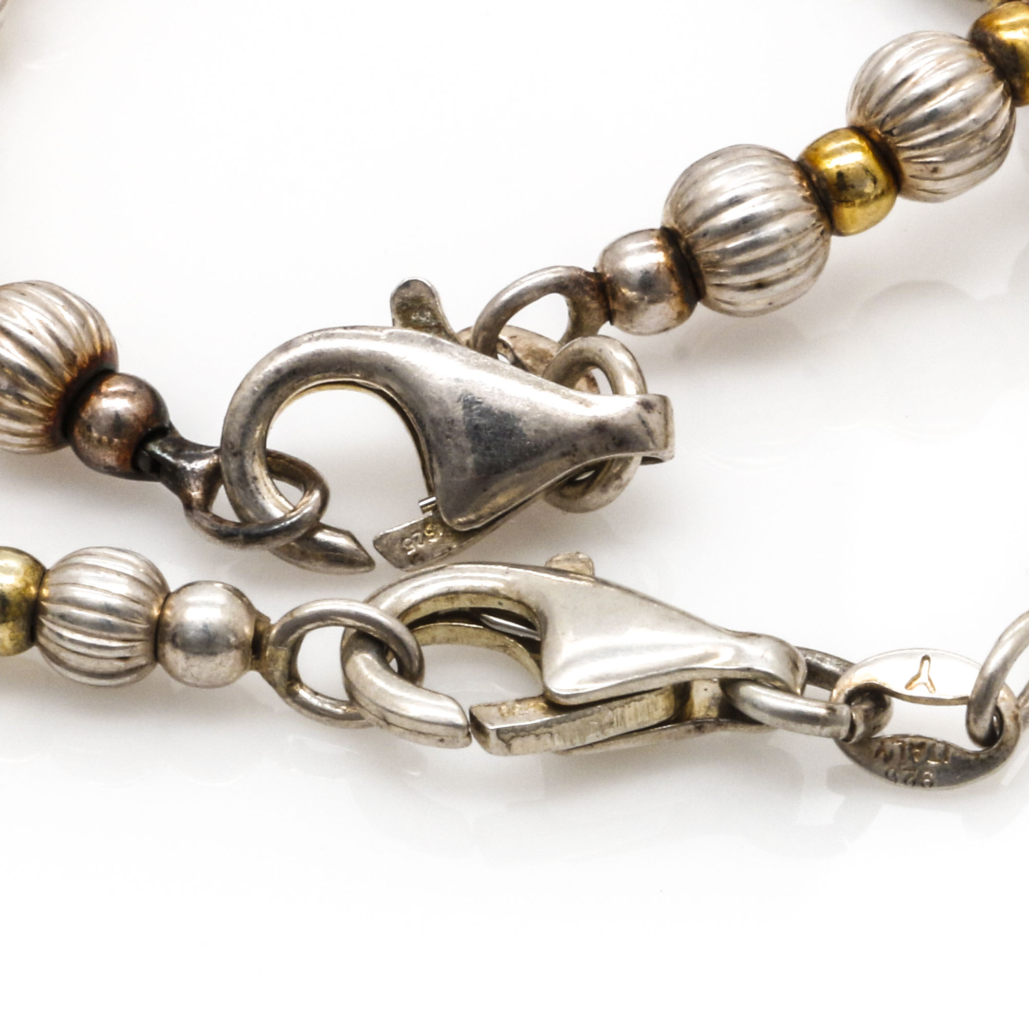 Sterling Silver Amber and Glass Jewelry