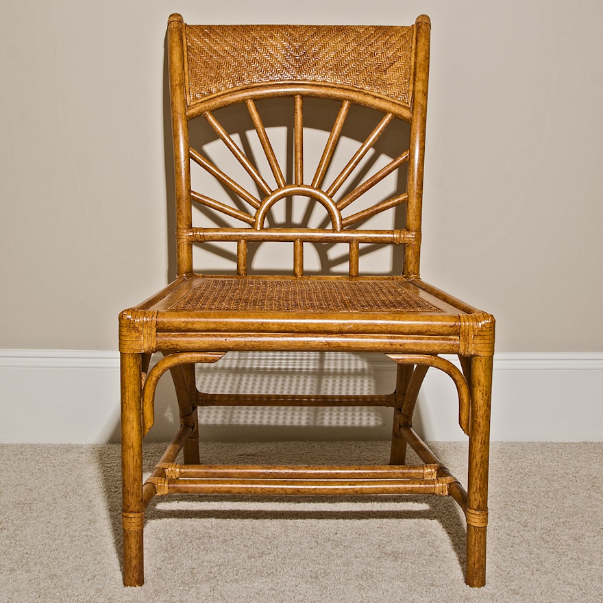 Split Cane Accent Chair