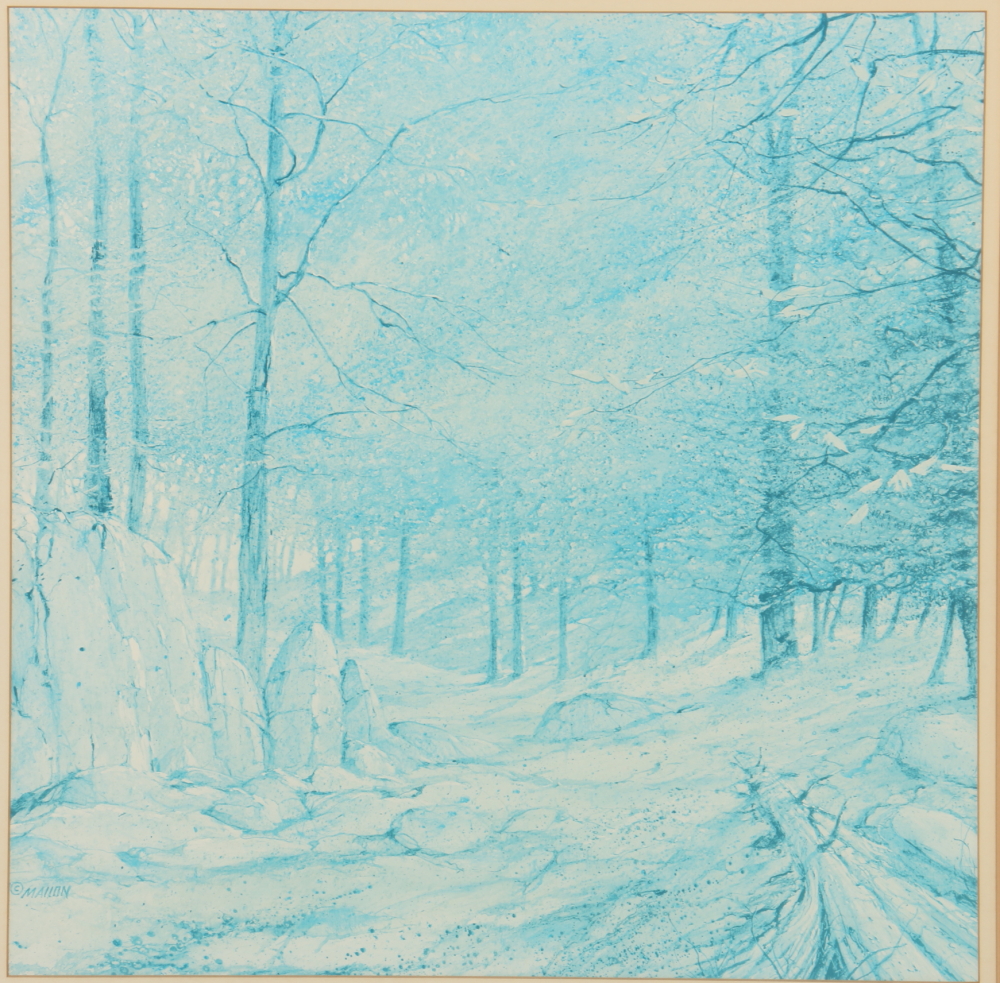 Framed Landscape Offset Lithographs