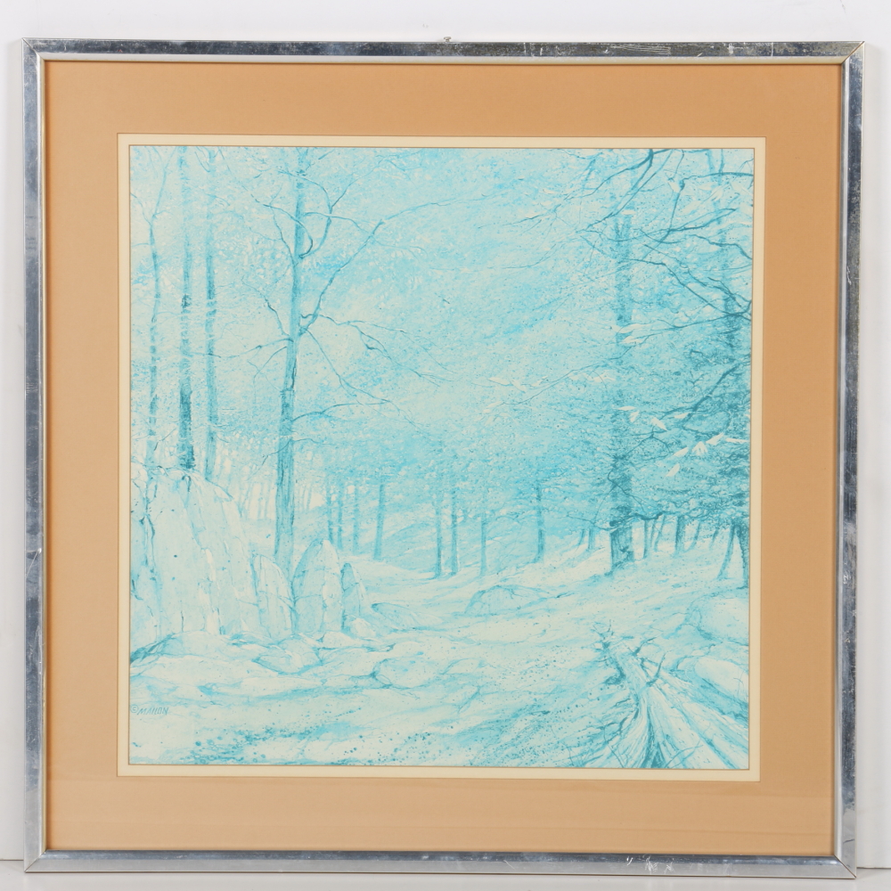 Framed Landscape Offset Lithographs