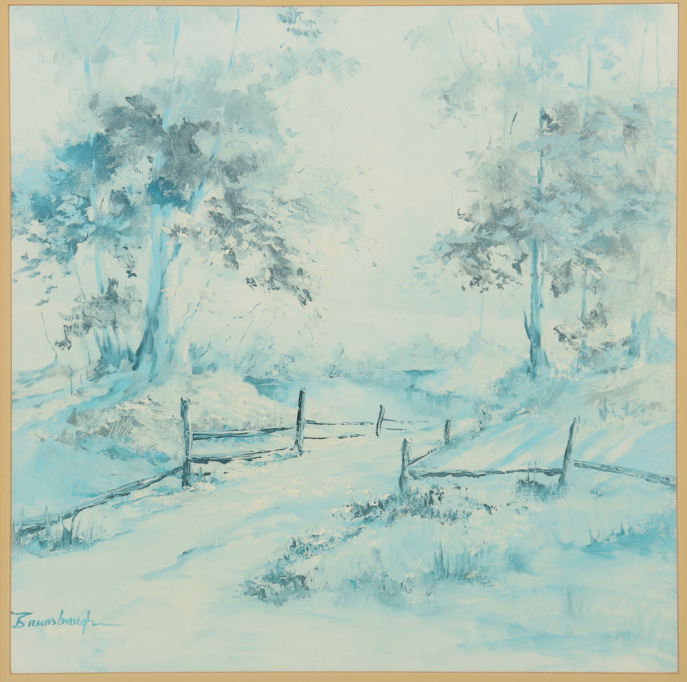 Framed Landscape Offset Lithographs