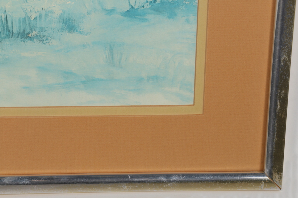 Framed Landscape Offset Lithographs