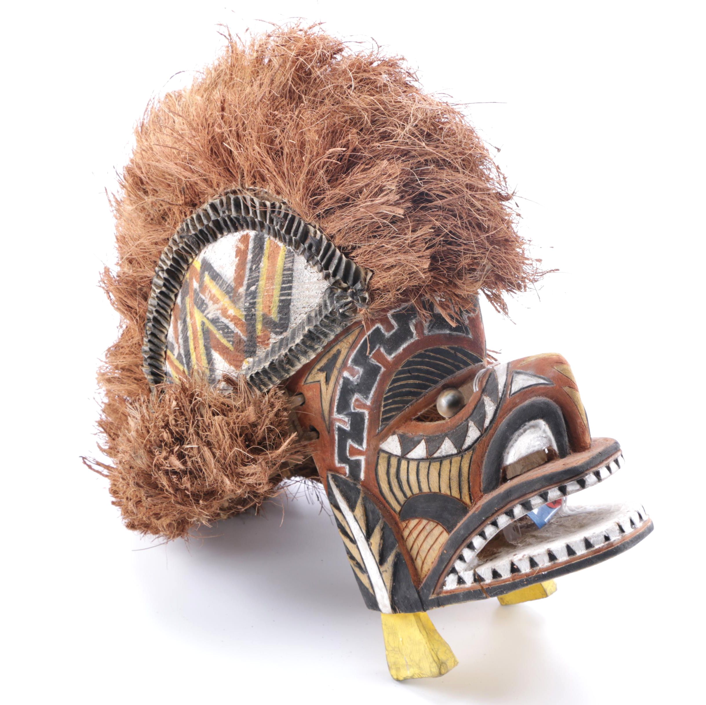 Tatanua Mask From New Ireland Province of New Guinea