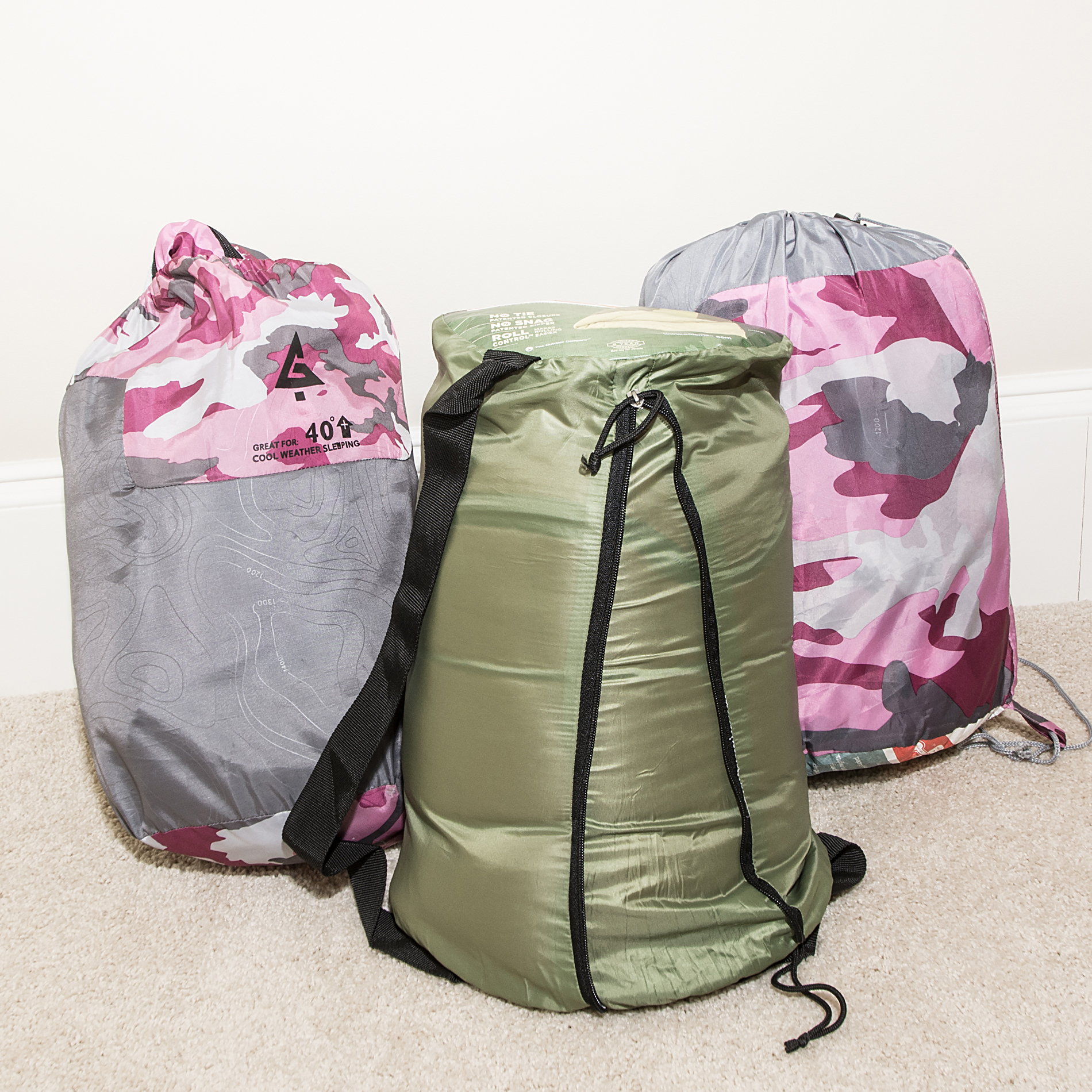 Sleeping Bags including Coleman and Greatland