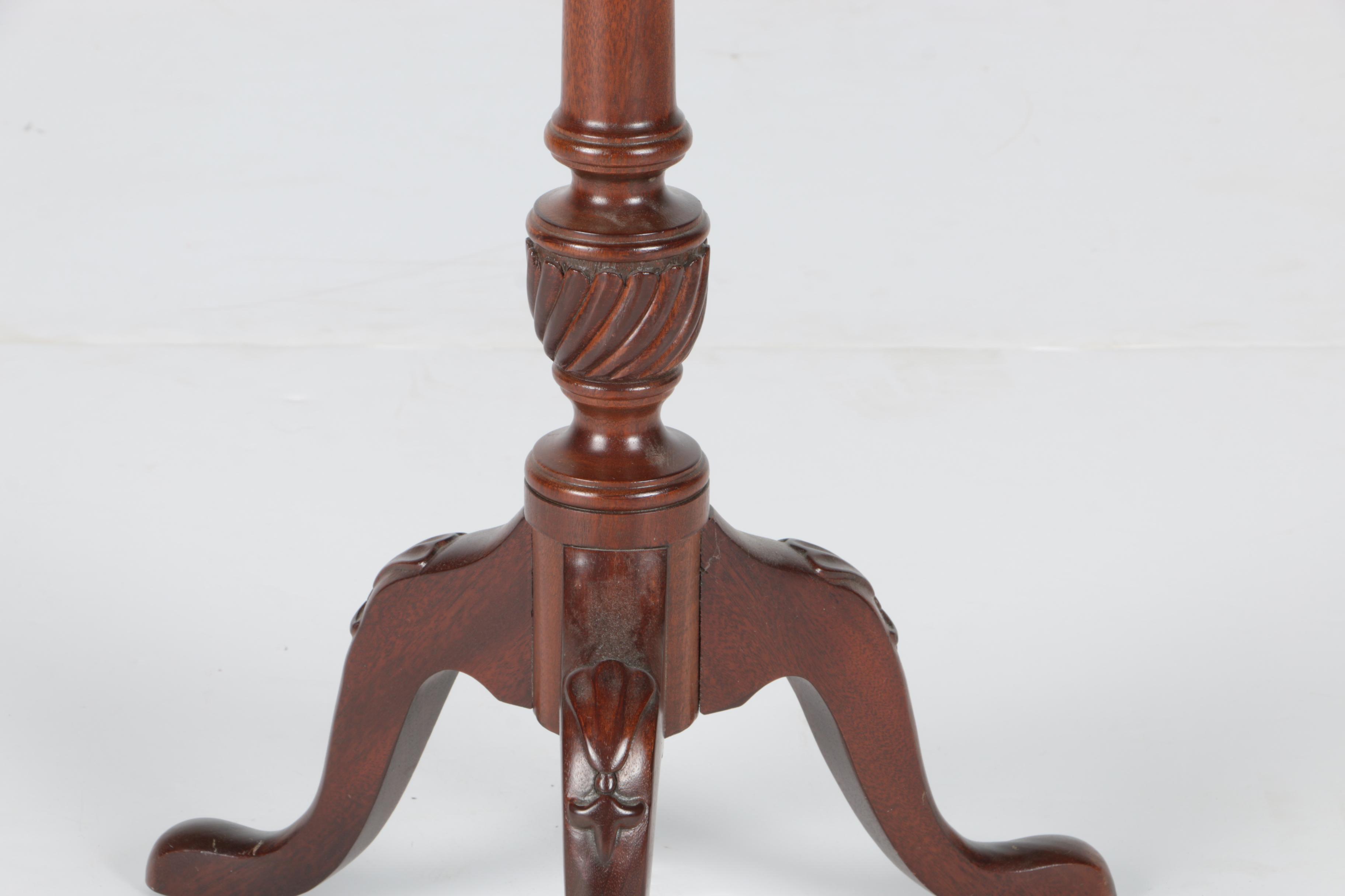 Pedestal Accent Table