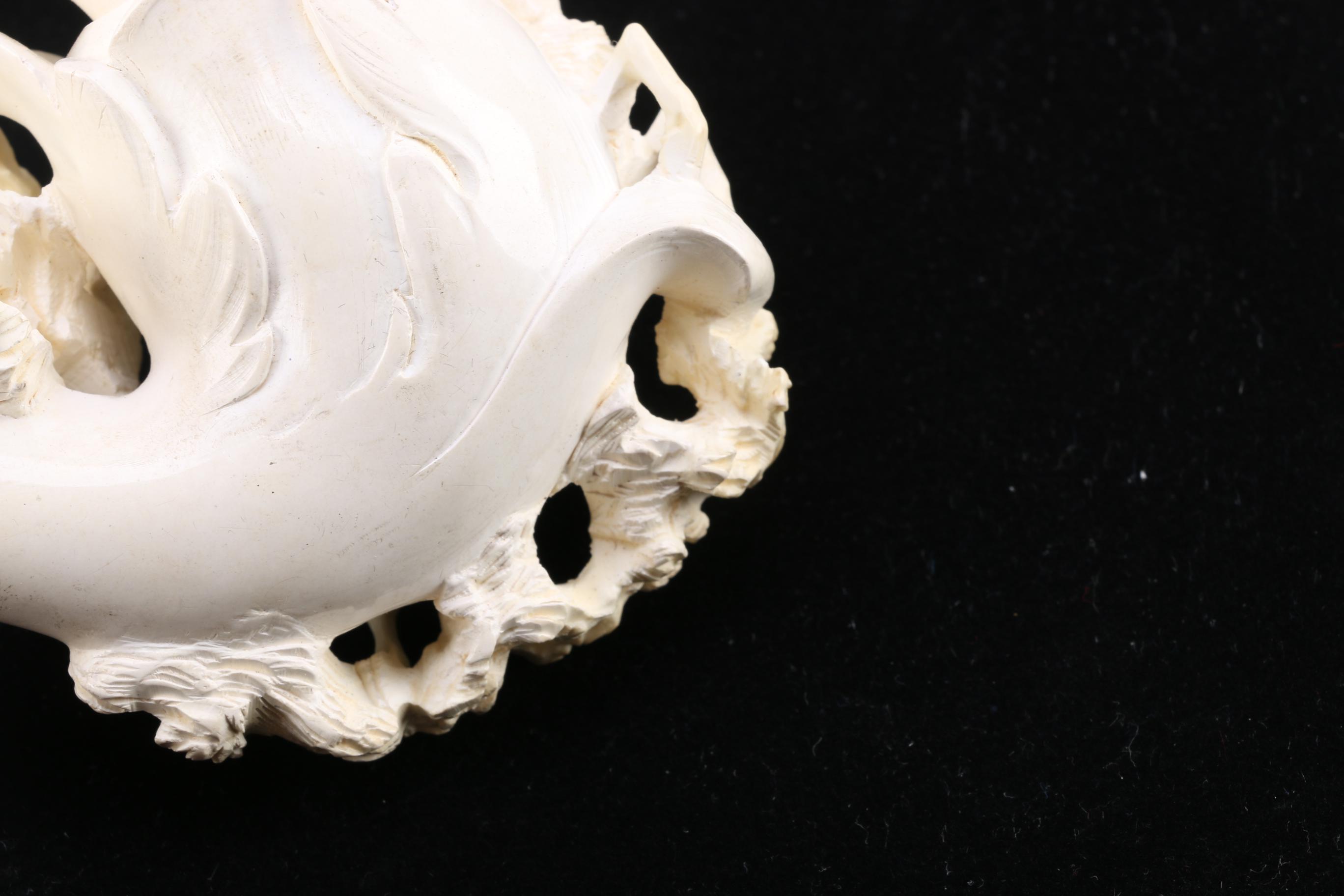 Carved WDC Meerschaum Pipe