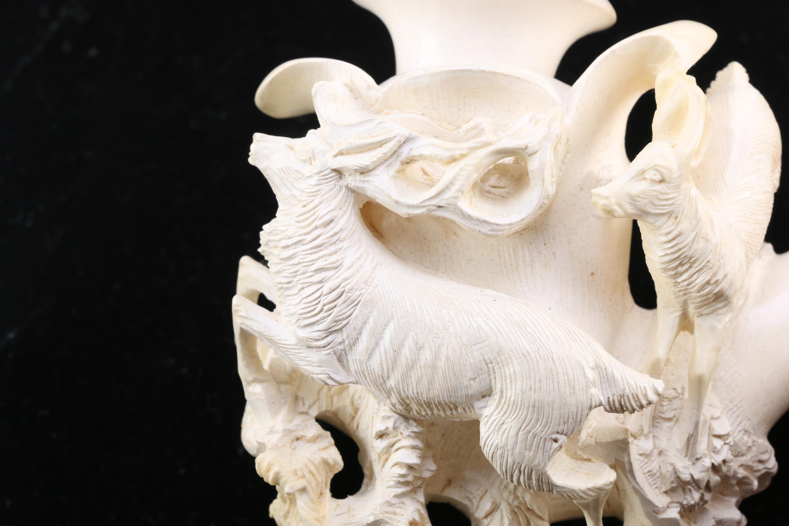 Carved WDC Meerschaum Pipe