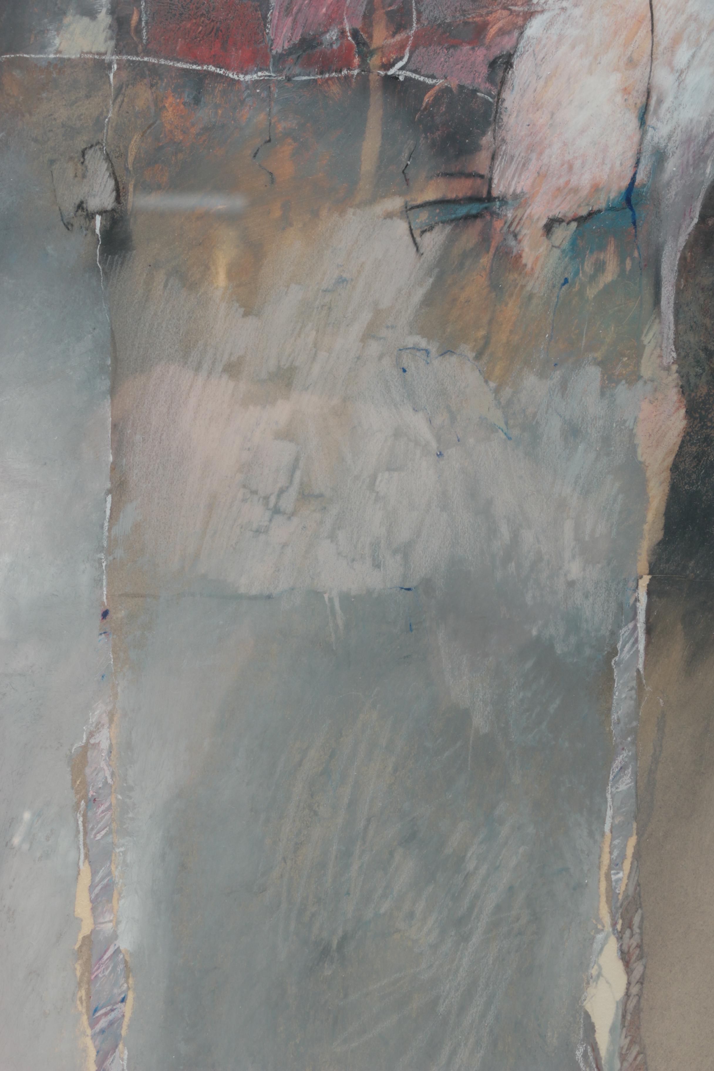 W. Scott Wilson Mixed Media Painting of Abstract Composition