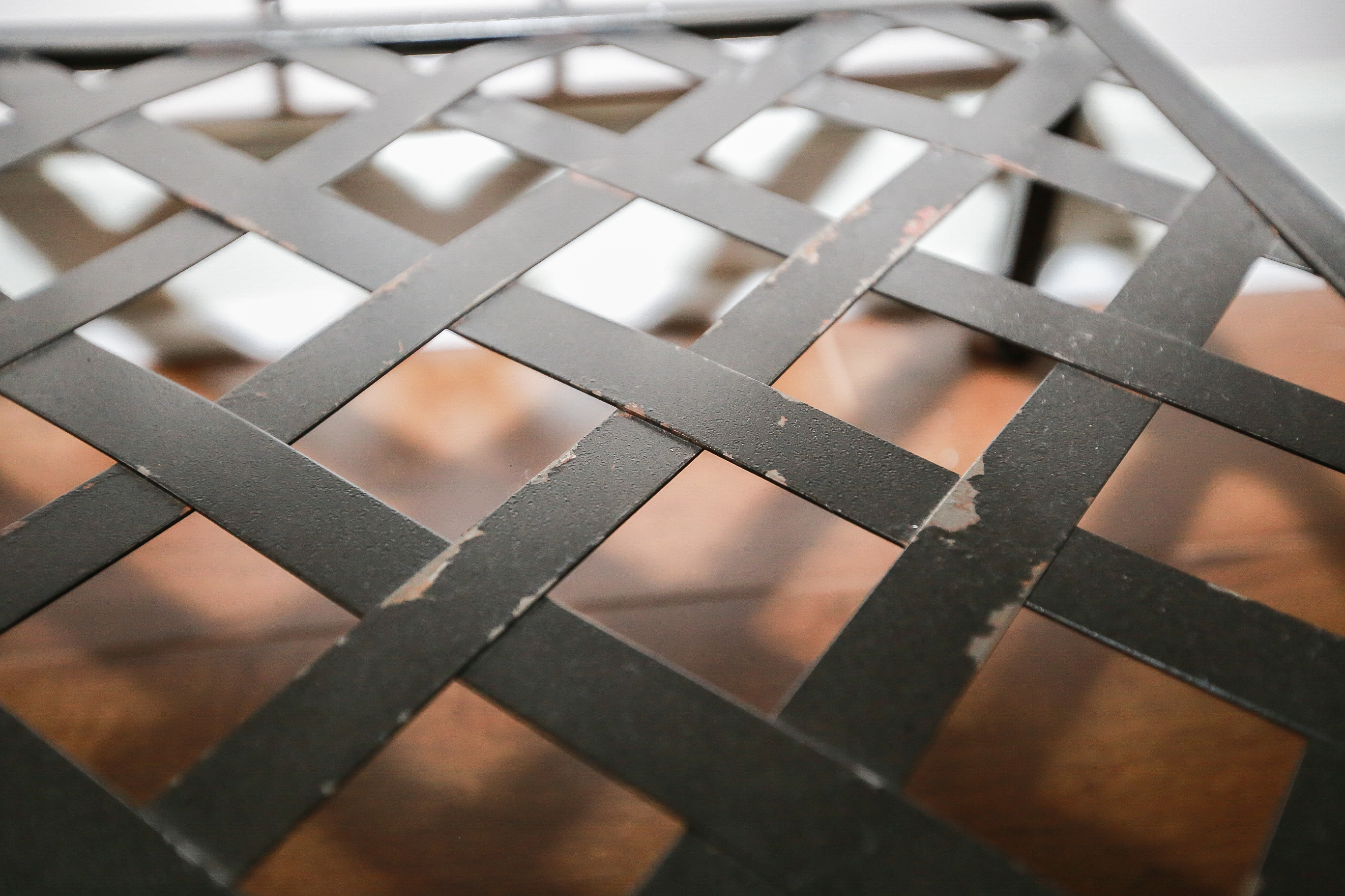 Metal and Wood Bakers Rack