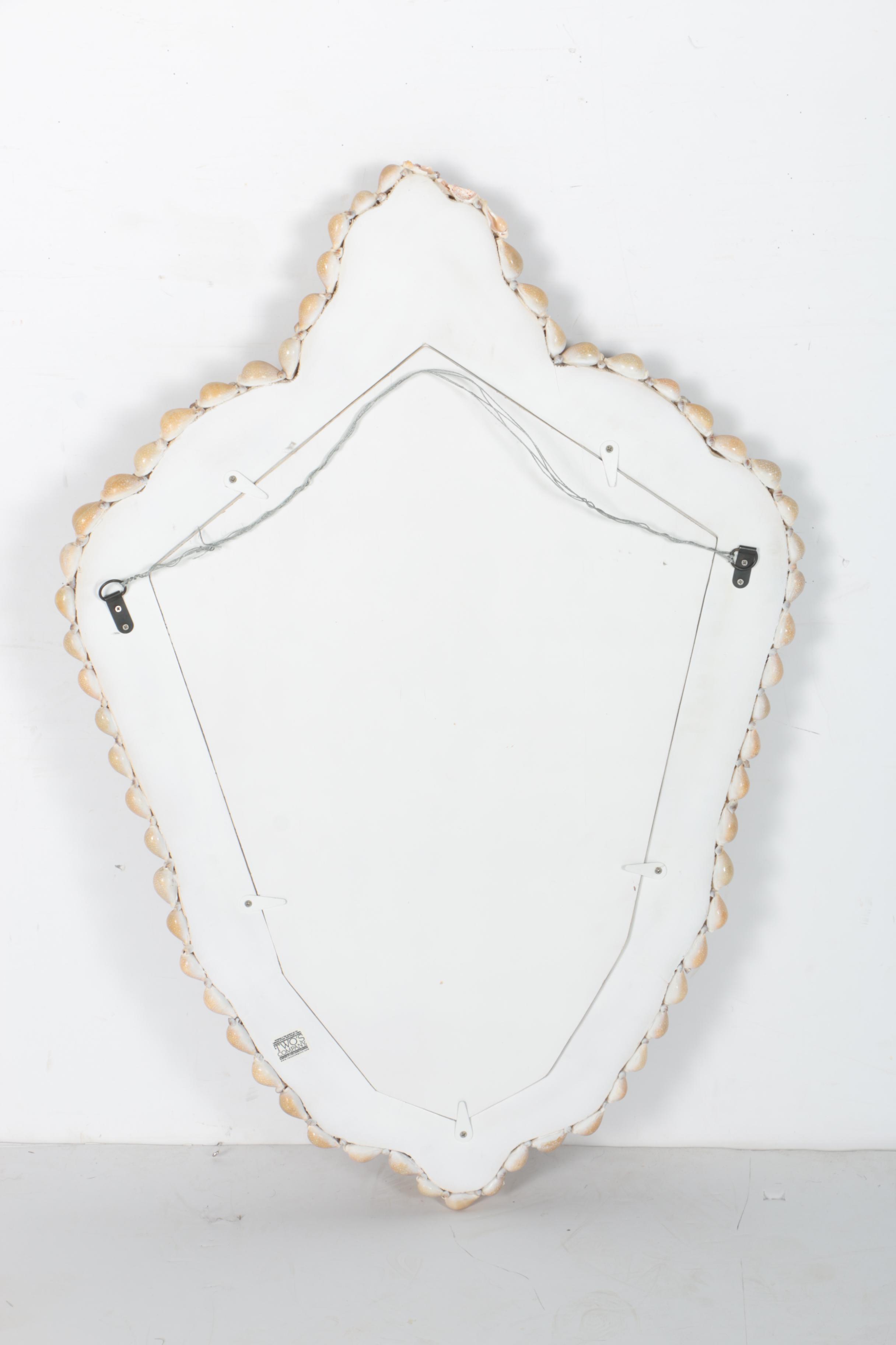 Shell Lined Mirror