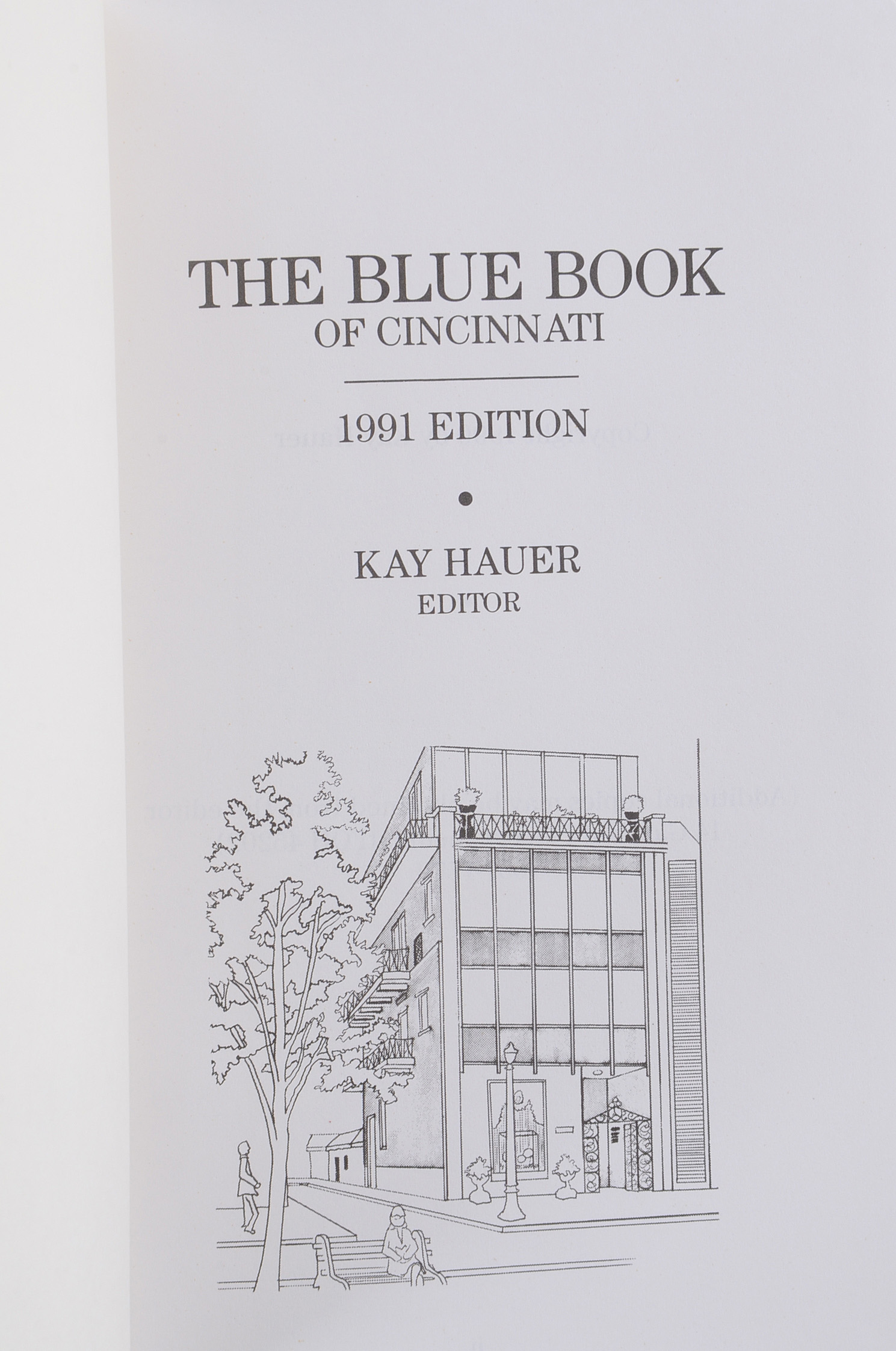 Nine Editions of  "The Blue Book of Cincinnati"