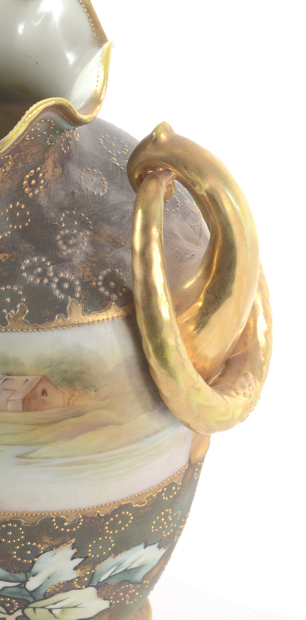 Hand Painted Nippon Vase