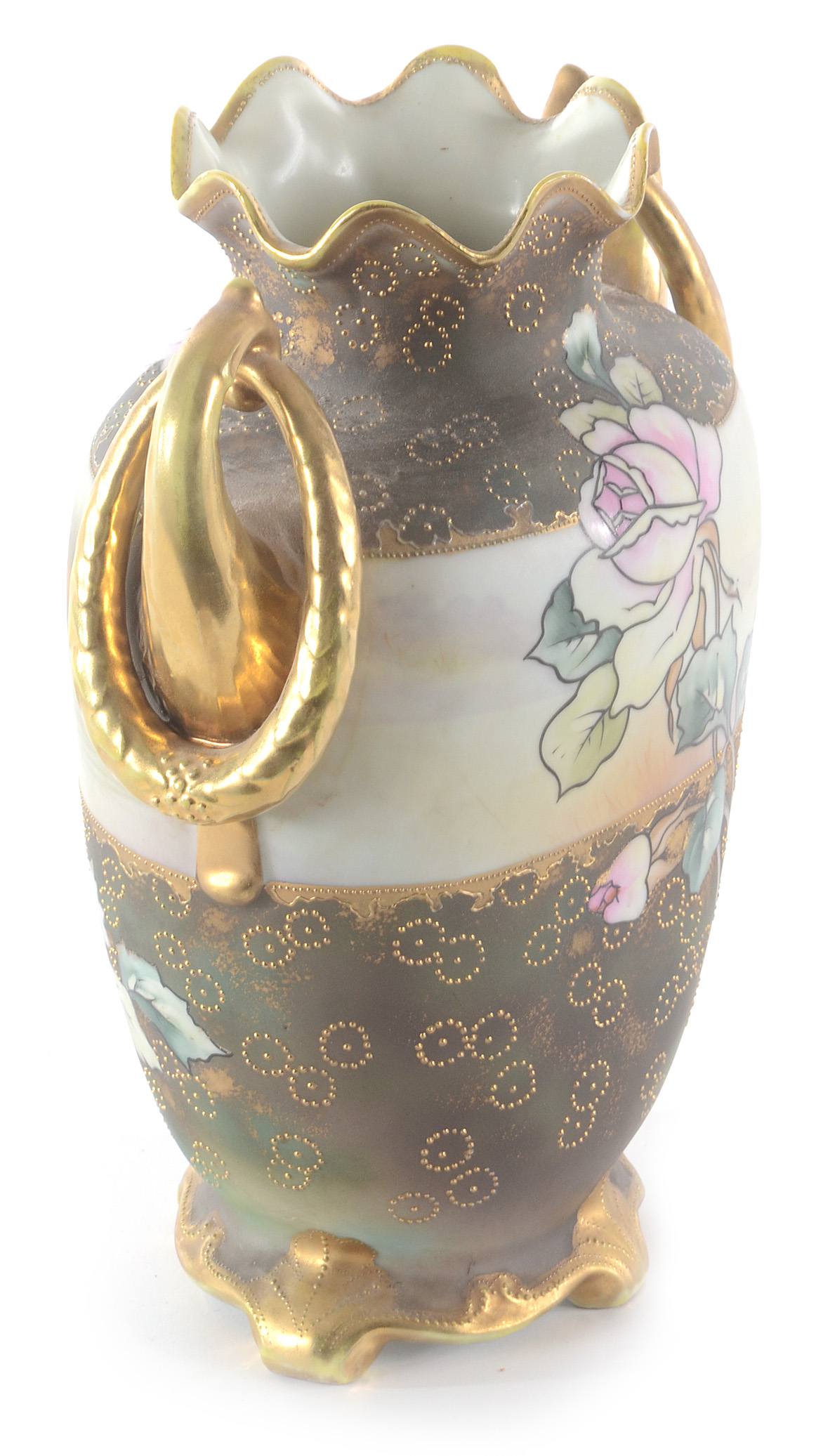 Hand Painted Nippon Vase