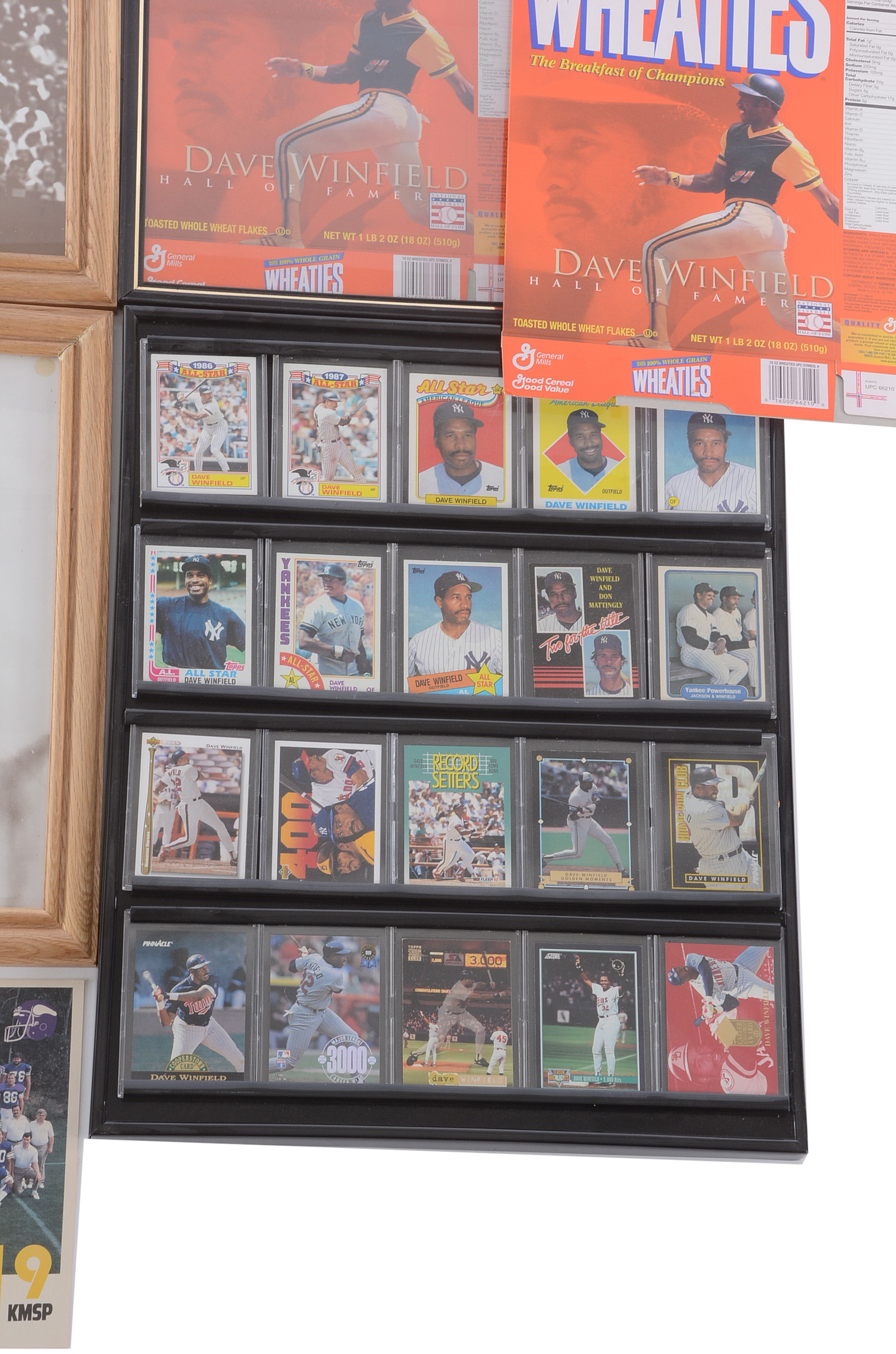 Box of Sports Collectibles