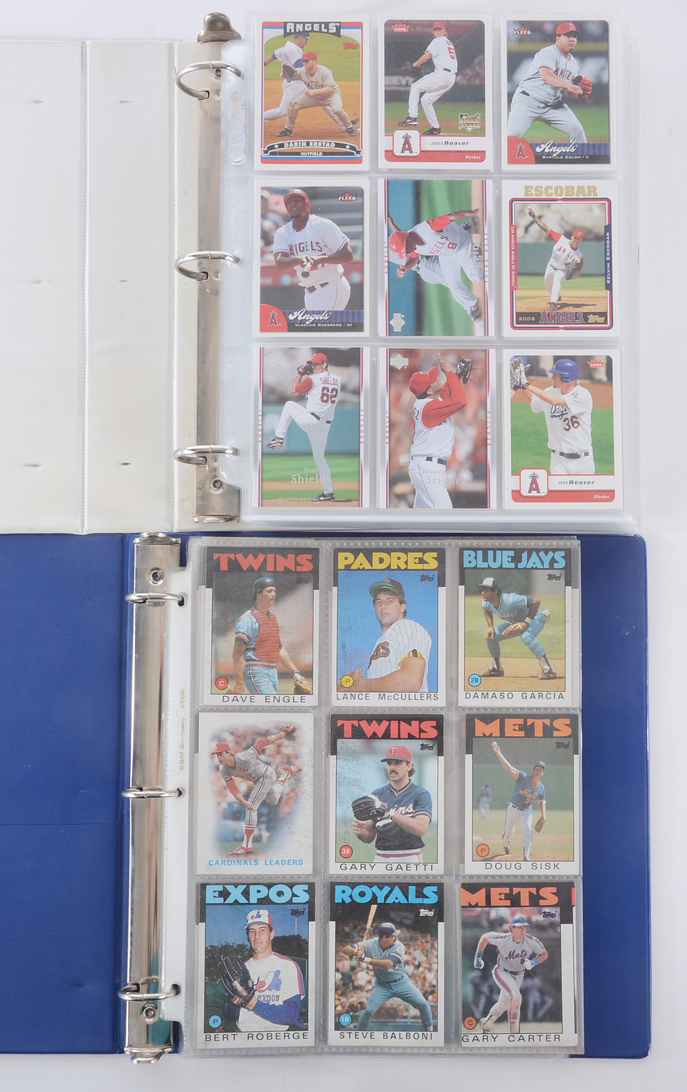 1990s - 2000s Binders of Baseball Cards