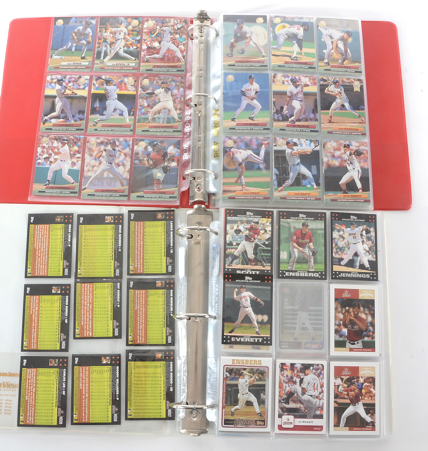 1990s - 2000s Binders of Baseball Cards