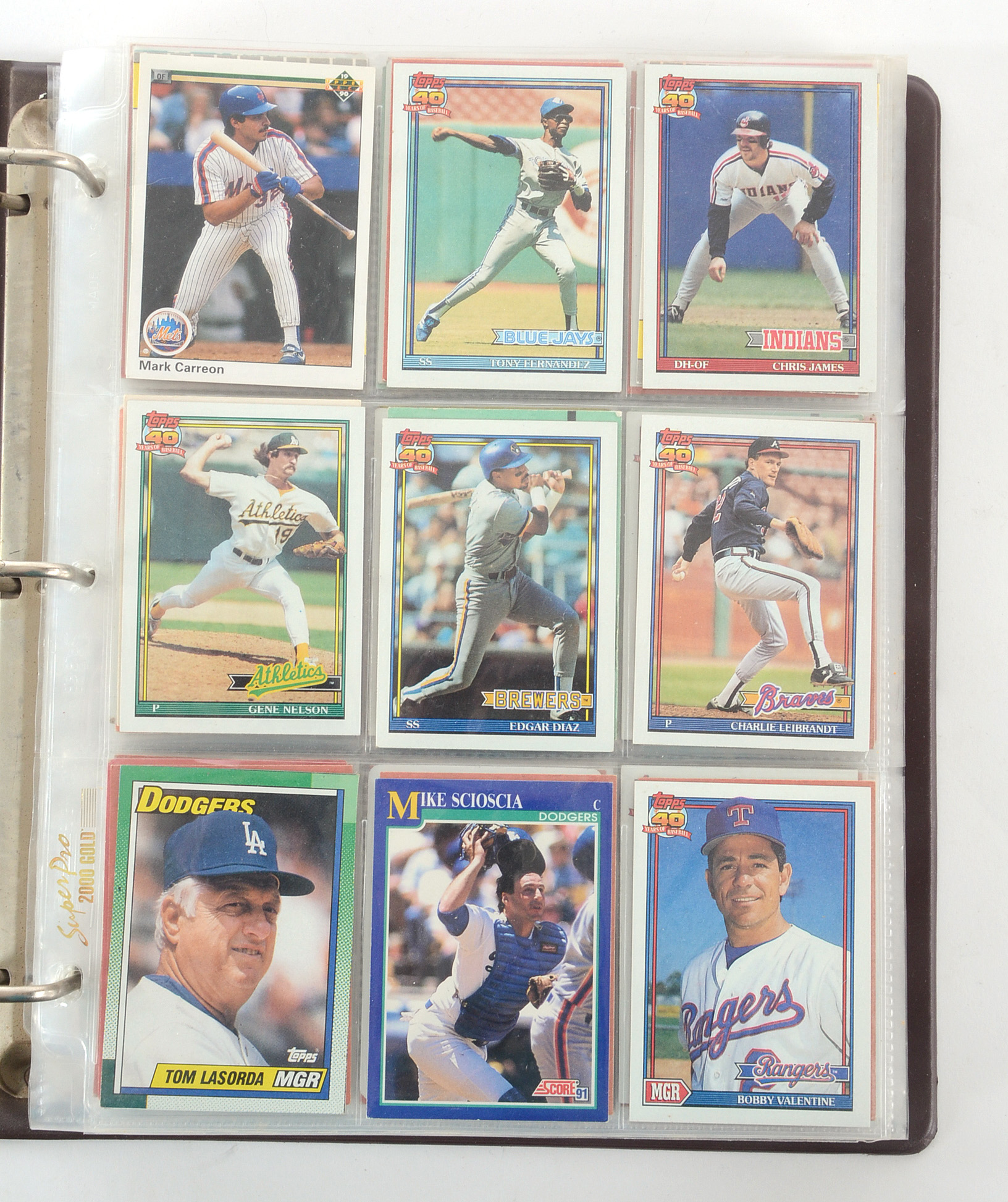 1990s - 2000s Binders of Baseball Cards