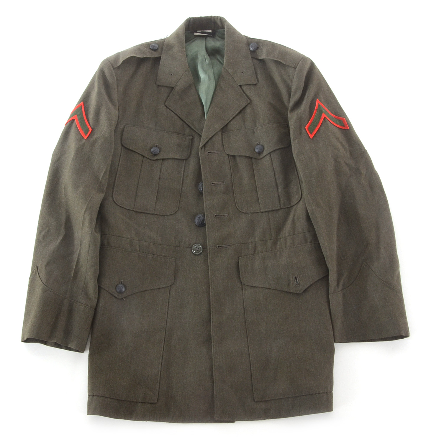 Vintage 1950s Era of USMC Private Uniform and Dress  Shirts