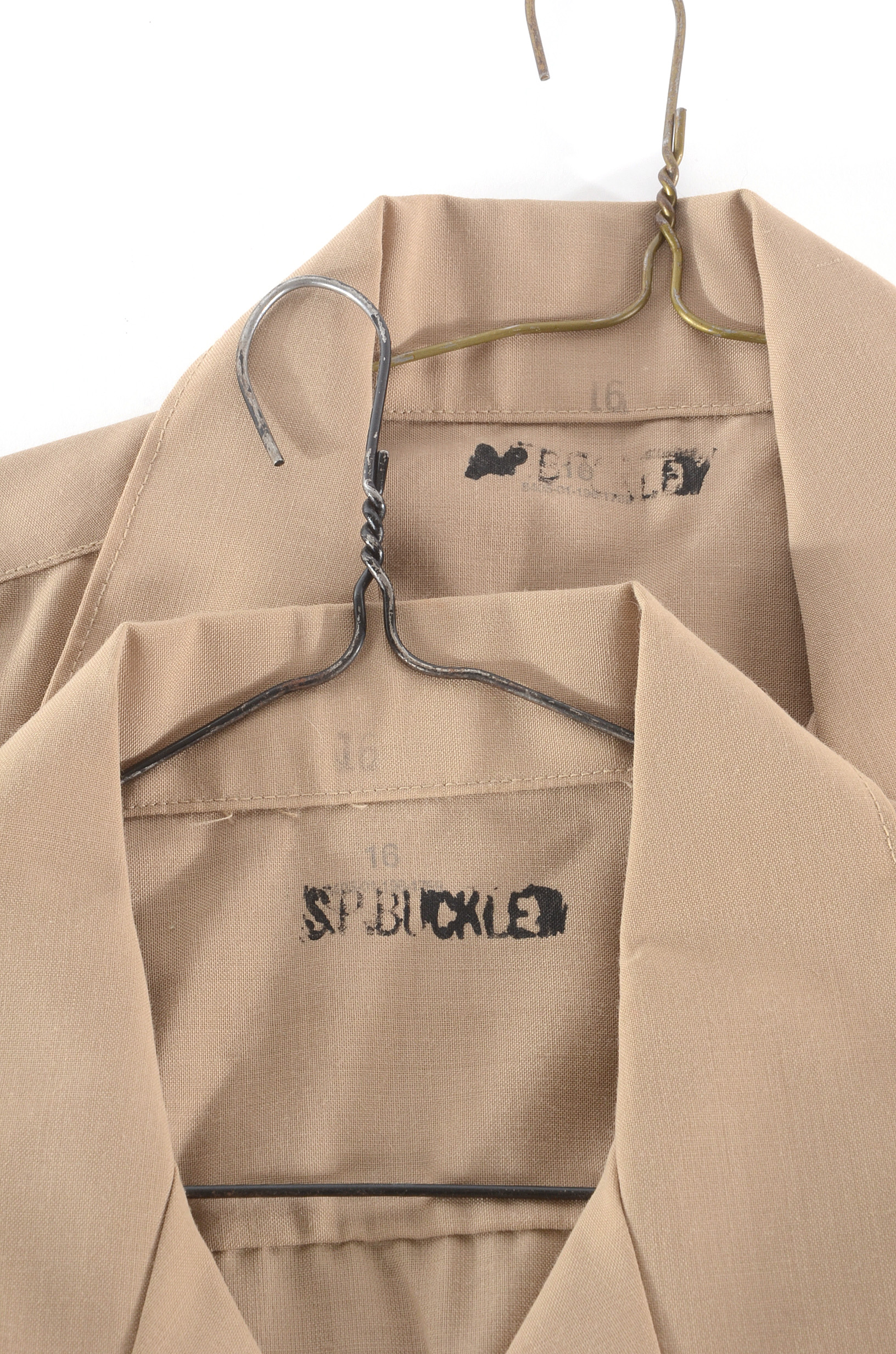 Vintage 1950s Era of USMC Private Uniform and Dress  Shirts