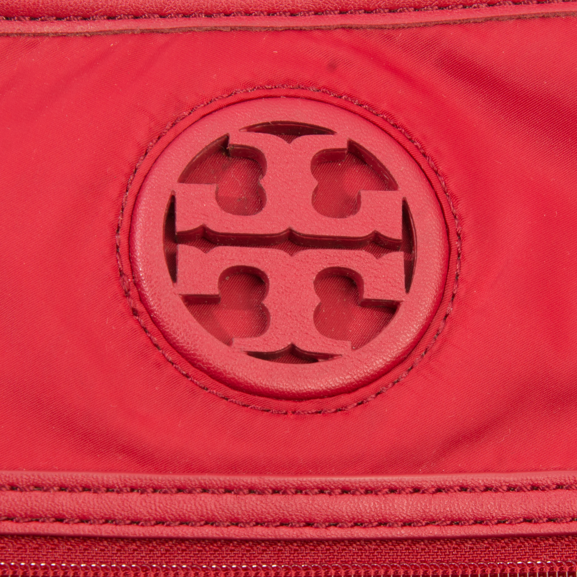 Tory Burch Red Nylon Crossbody Bag