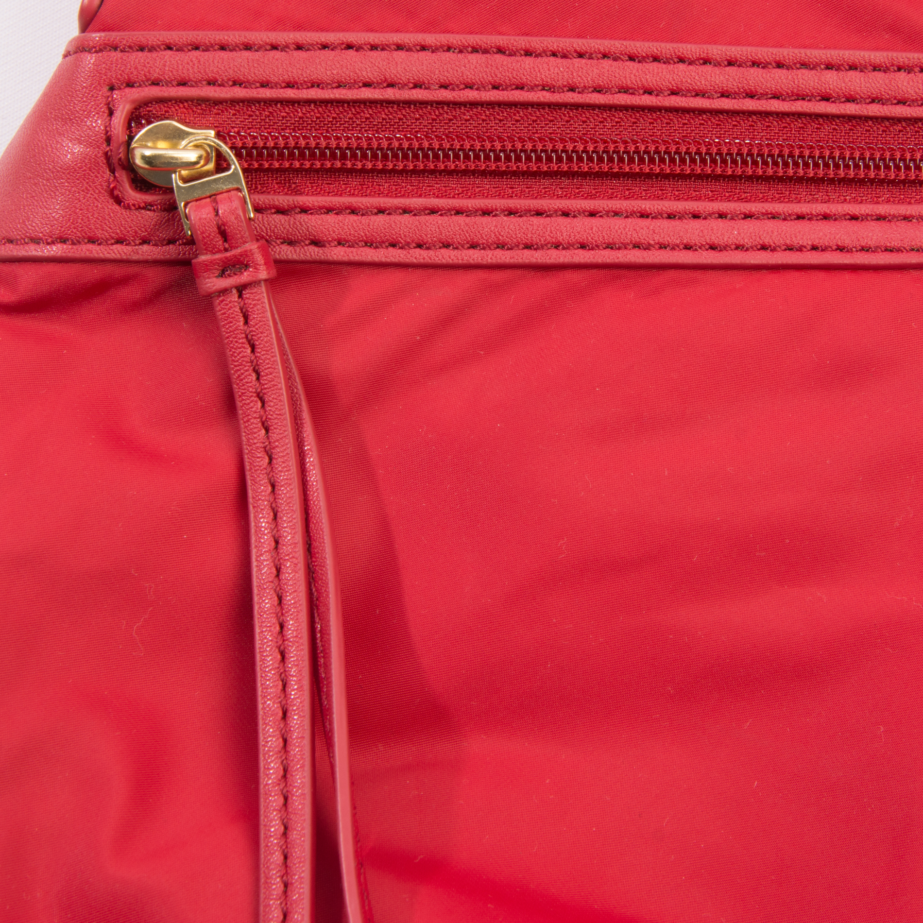 Tory Burch Red Nylon Crossbody Bag