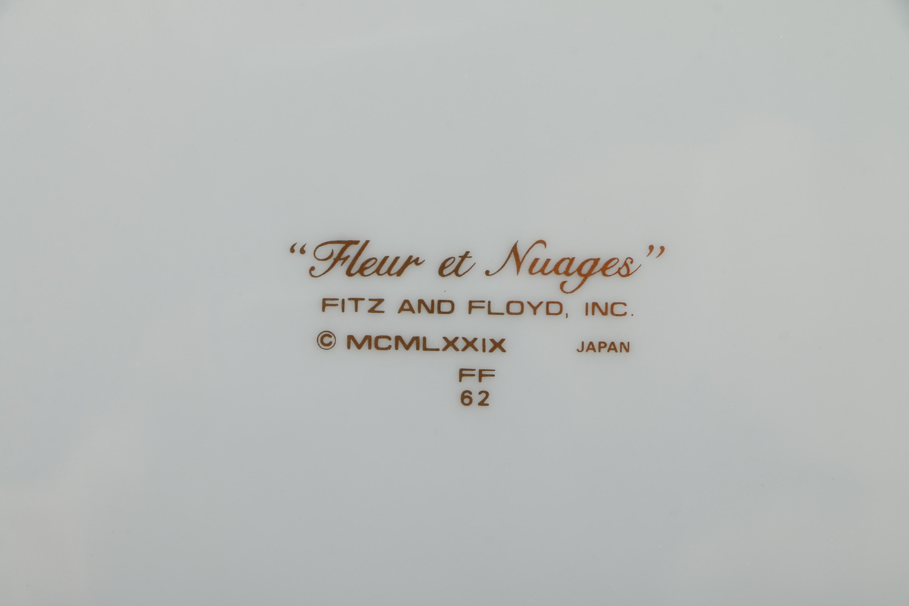 Fitz And Floyd "Fleur et Nuages" China