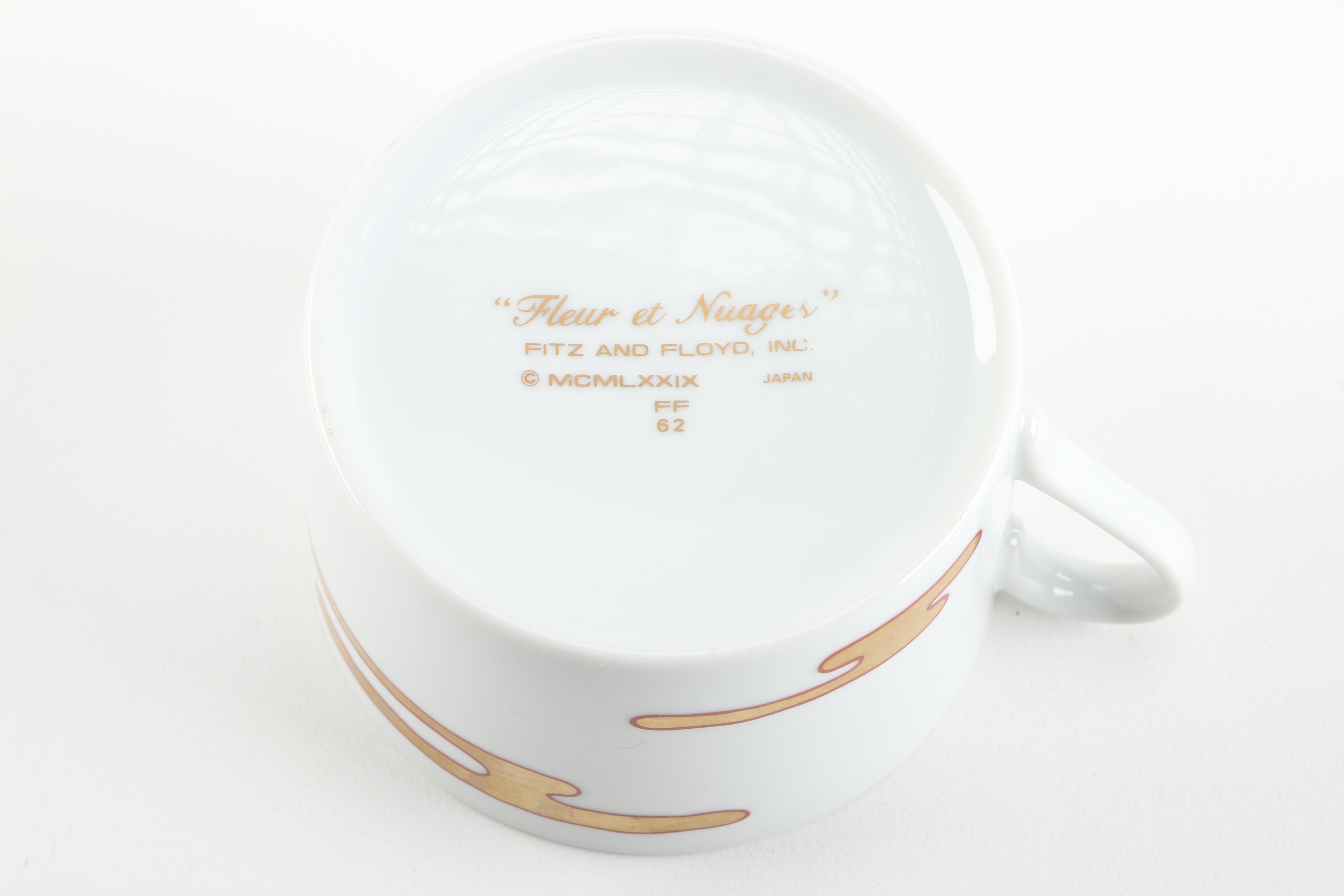 Fitz And Floyd "Fleur et Nuages" China