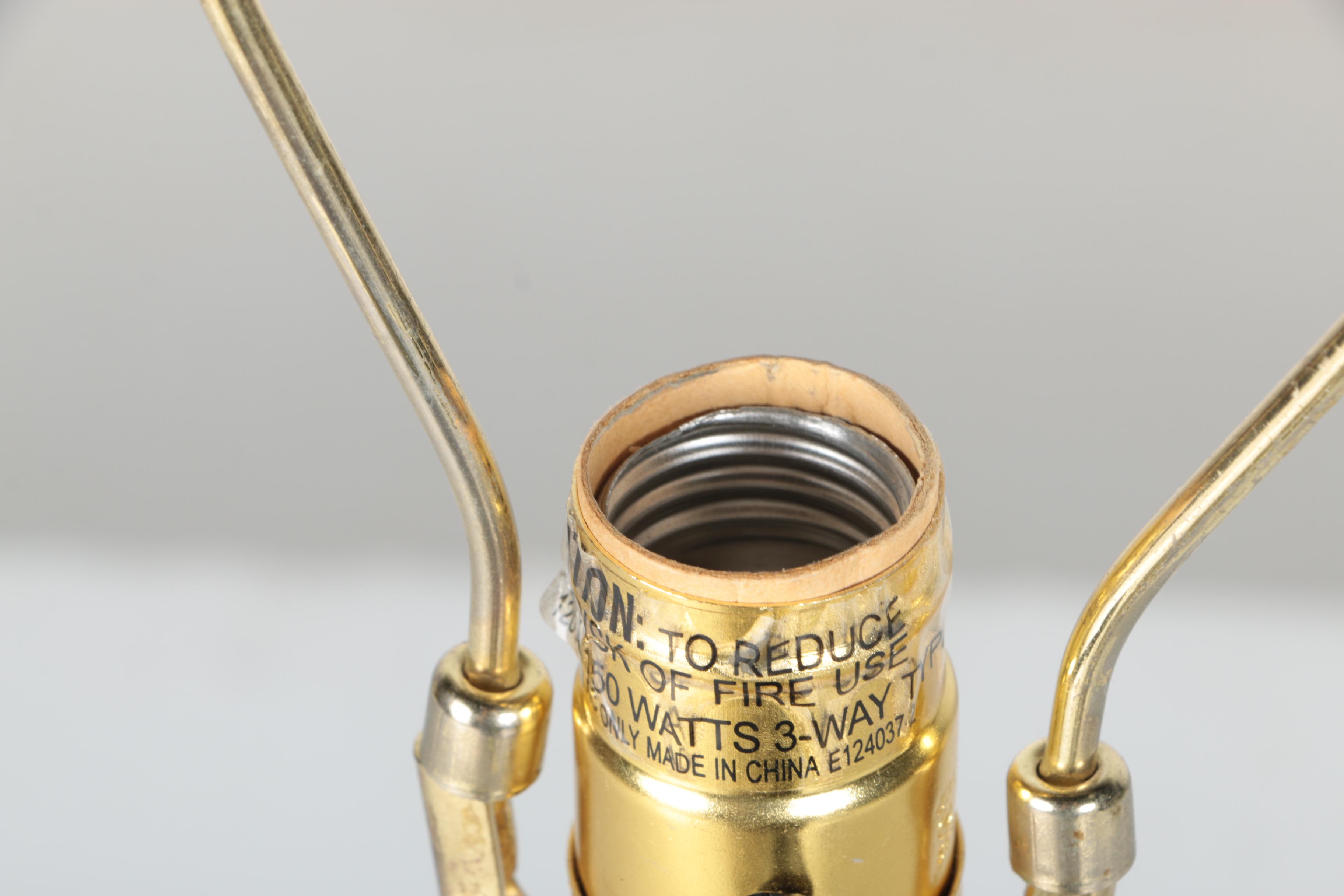 Distressed Urn-Style Table Lamp