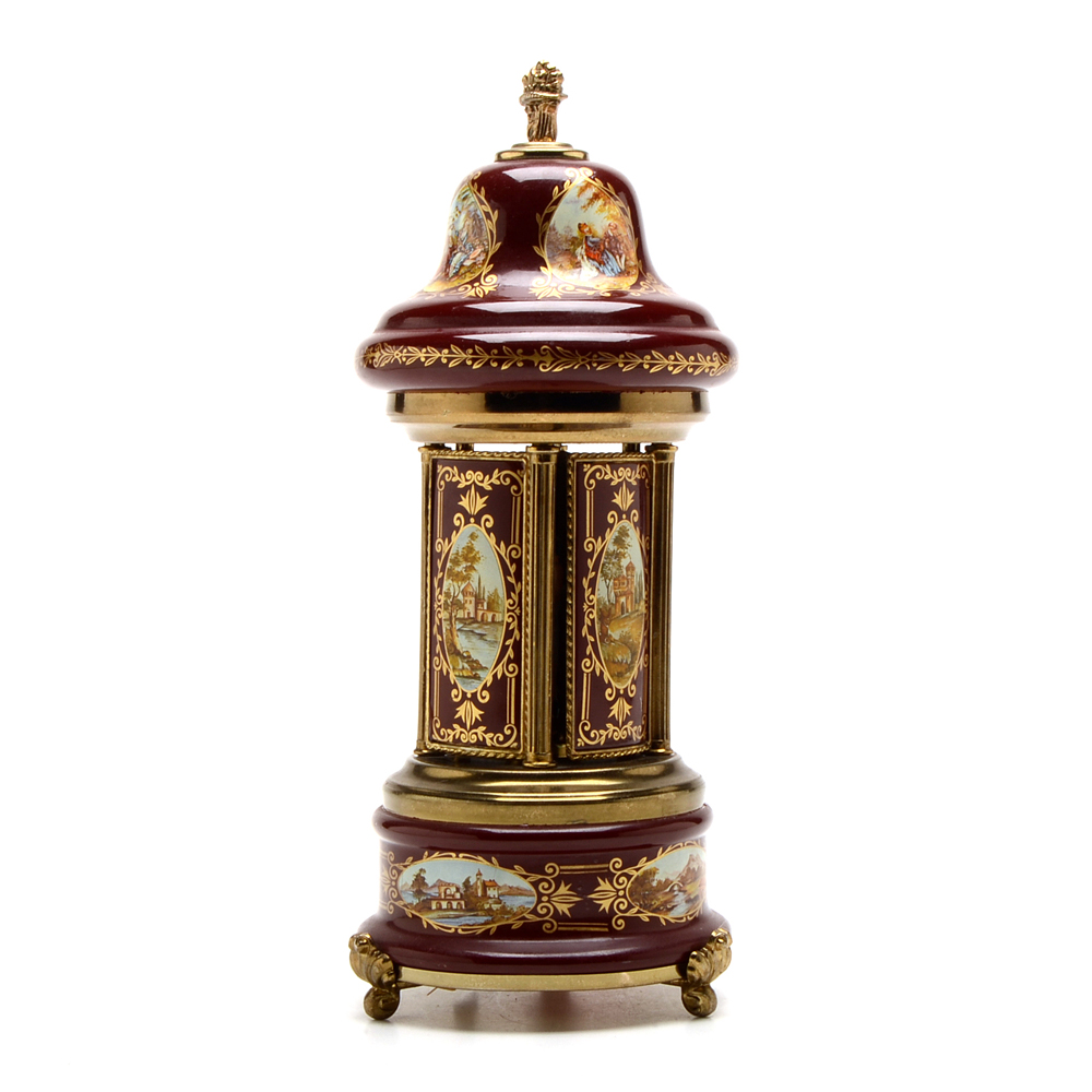 Reuge Dancing Ballerina Music Box Carousel