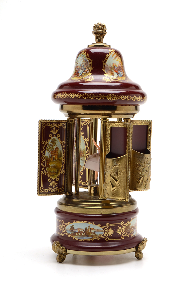 Reuge Dancing Ballerina Music Box Carousel