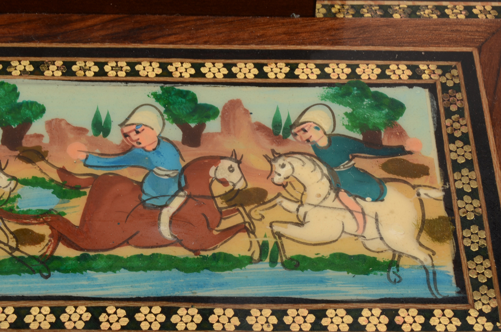 Hand Painted Persian Desk Organizer