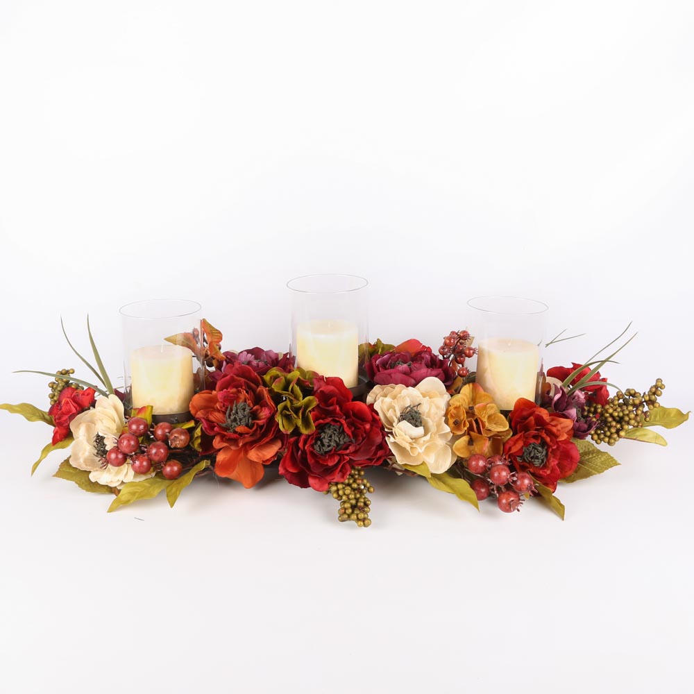 Faux Floral Centerpiece